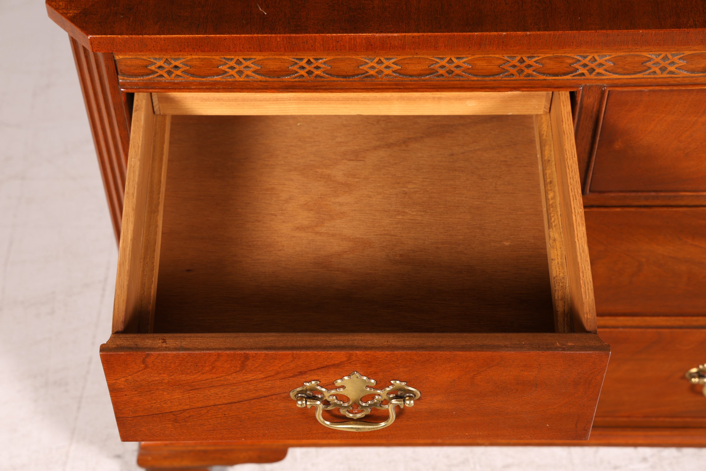 Wunderschöne Original Baker Furniture Chippendale Englisch Kommode Mahagoni Echt Holz USA Möbel Sideboard Anrichte Antik Stil