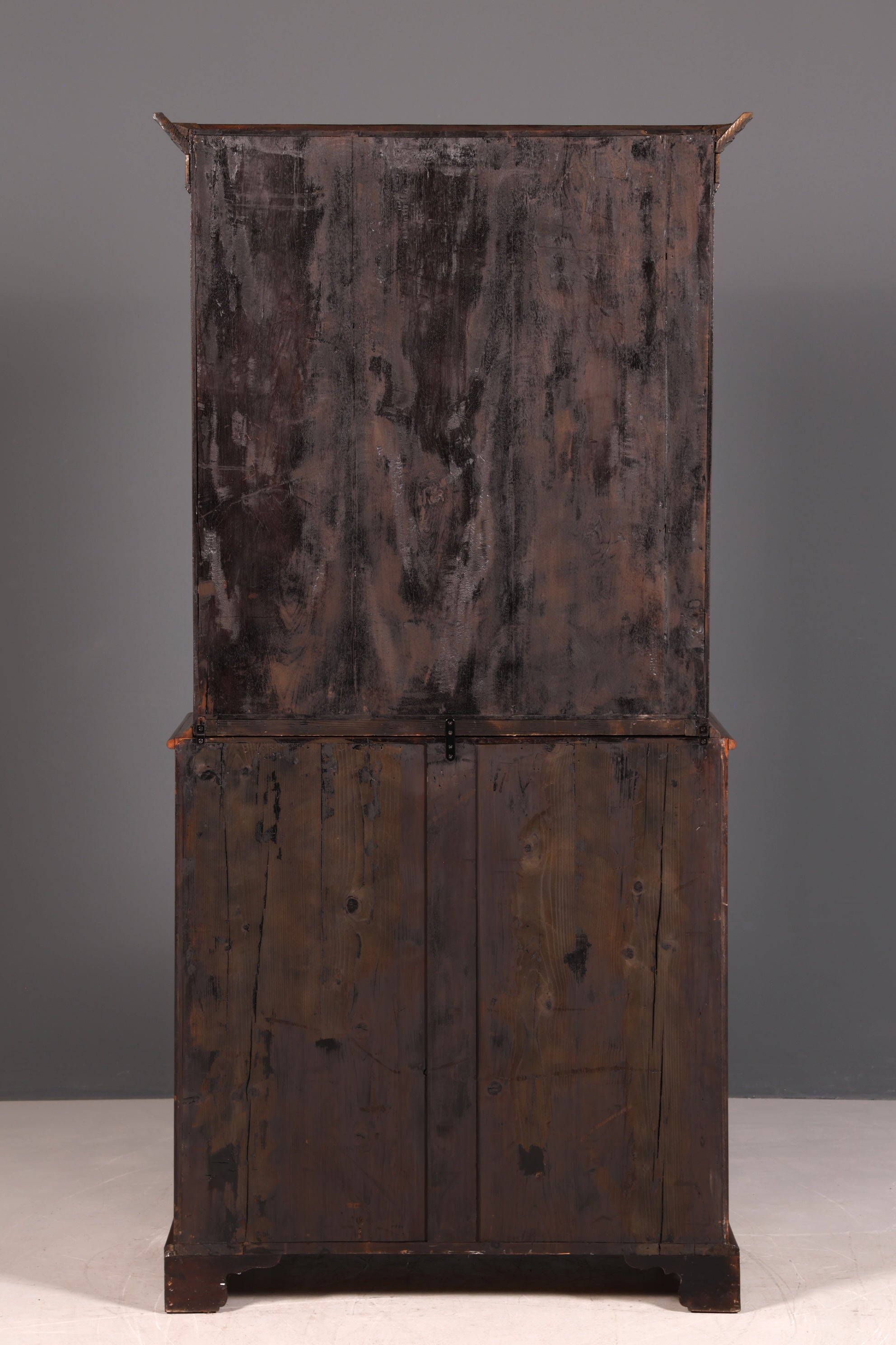 G224 Finish Wunderschöner Englischer Sekretär Büro Aufsatzsekretär Antik 60S Vitrinen Schrank UK (Kopie)