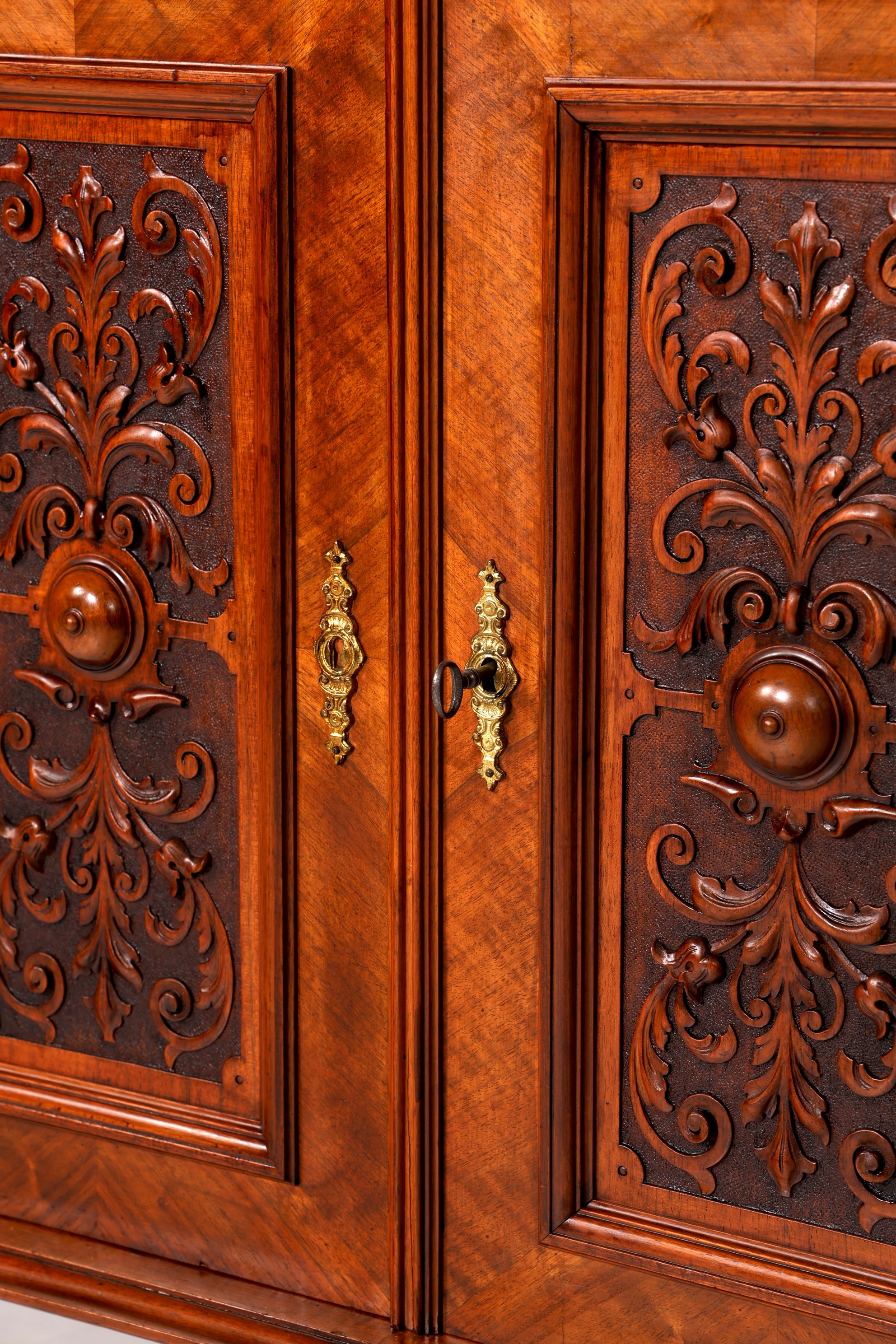 F899 Finish cm Traumhaftes Gründerzeit Vertiko Jugendstil Schrank Antik Highboard Kommode