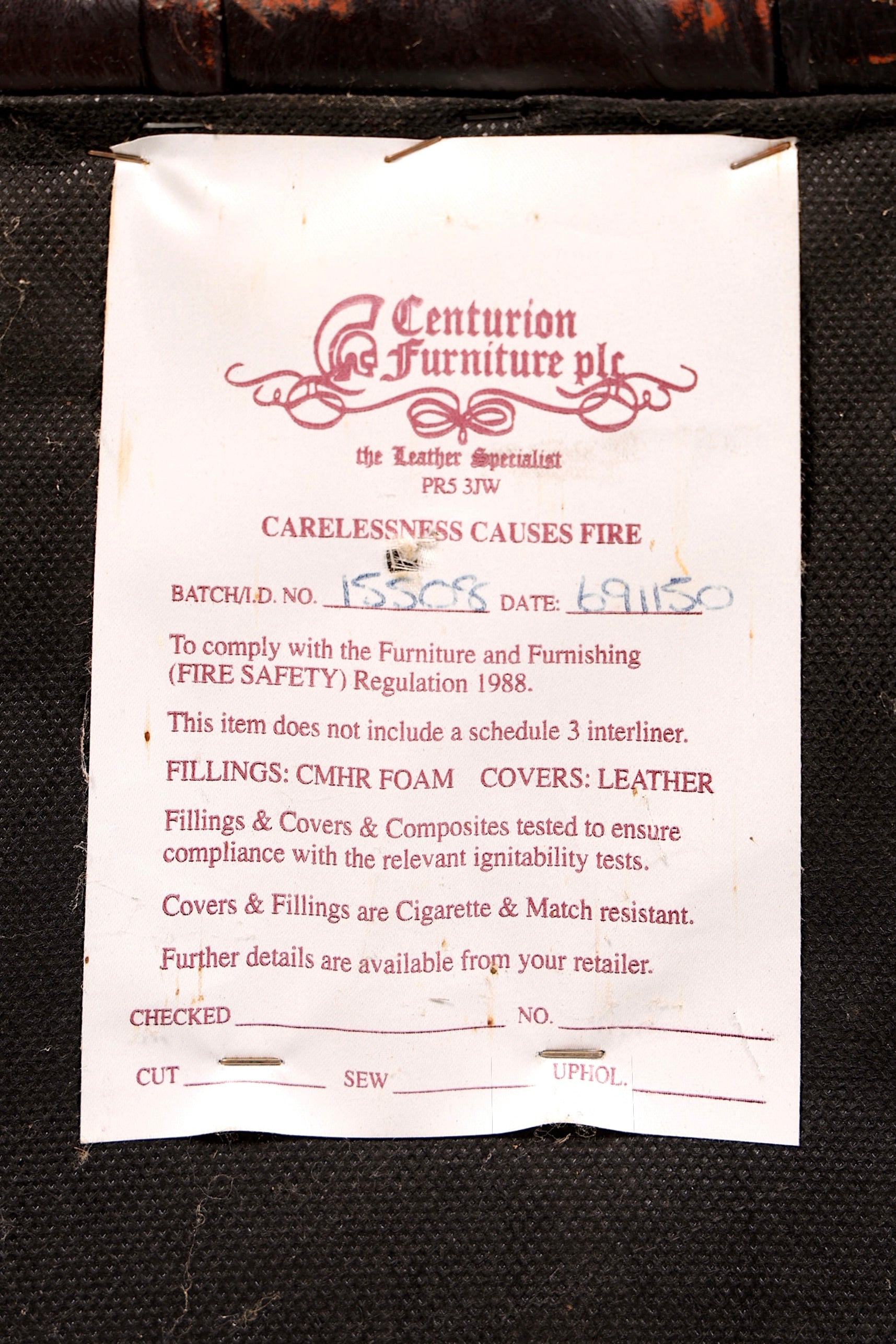 Wunderschöne Original Chesterfield Centurion 2-Sitzer Couch Echt Leder Sofa Englisch UK Antik Vintage