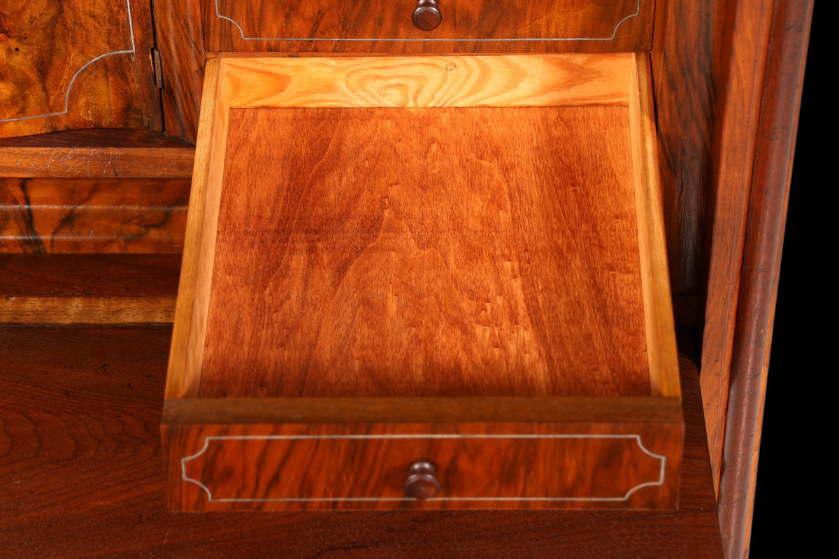 Wunderschöner Louis Philippe Sekretär um 1880 Gründerzeit Antik Schrank Chiffoniere