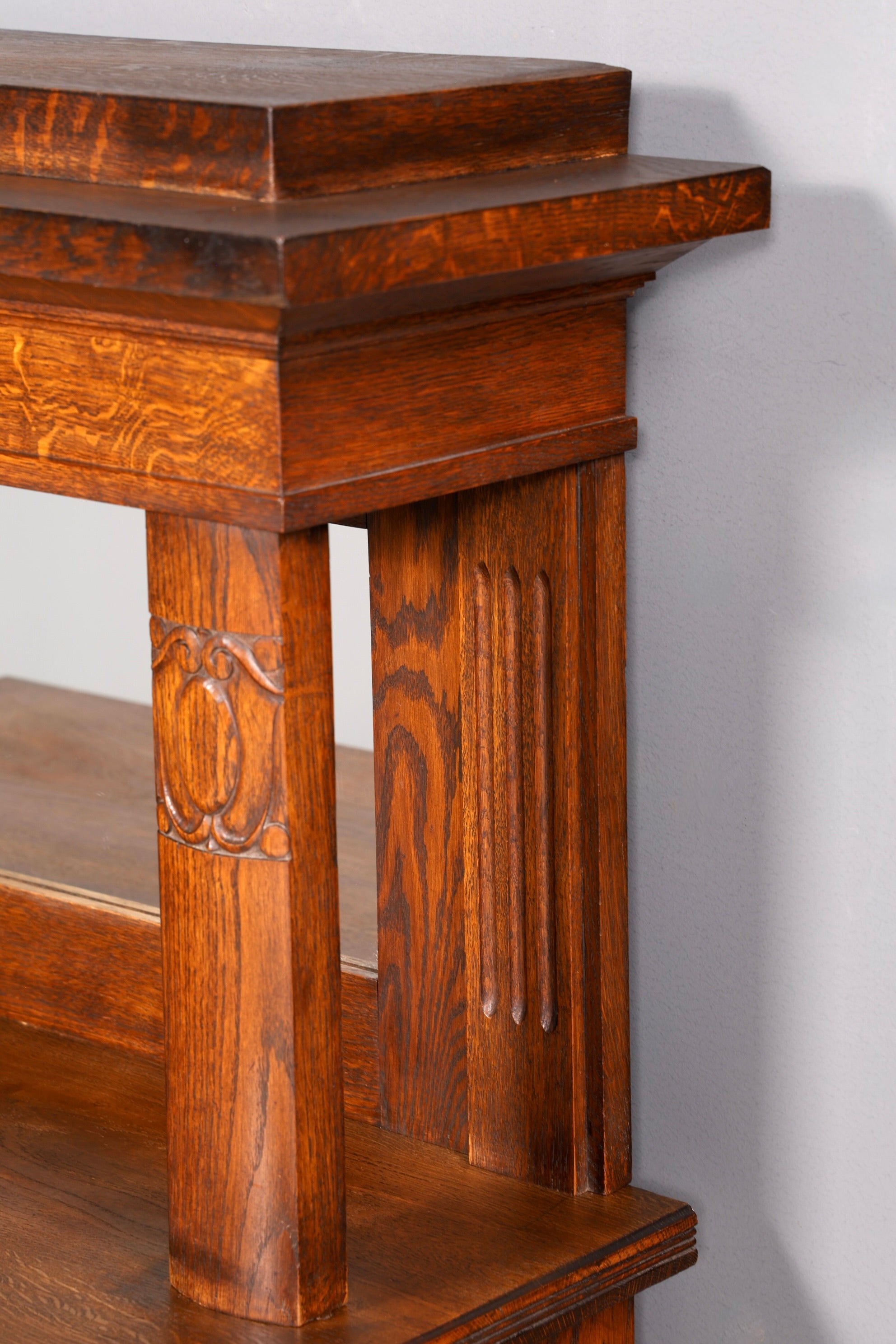 Wunderschönes Jugendstil Sideboard Antik Eiche Kredenz Buffet Anrichte Schrank Kommode