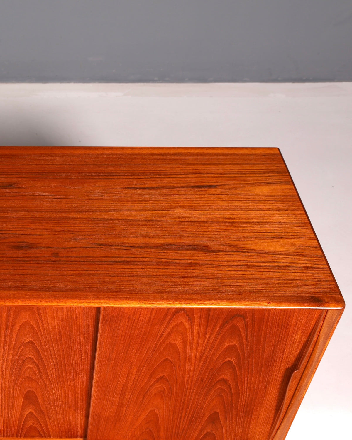 Prachtig Dyrlund-dressoir van teak, Deens mid-centurydesign, vintage kast en commode