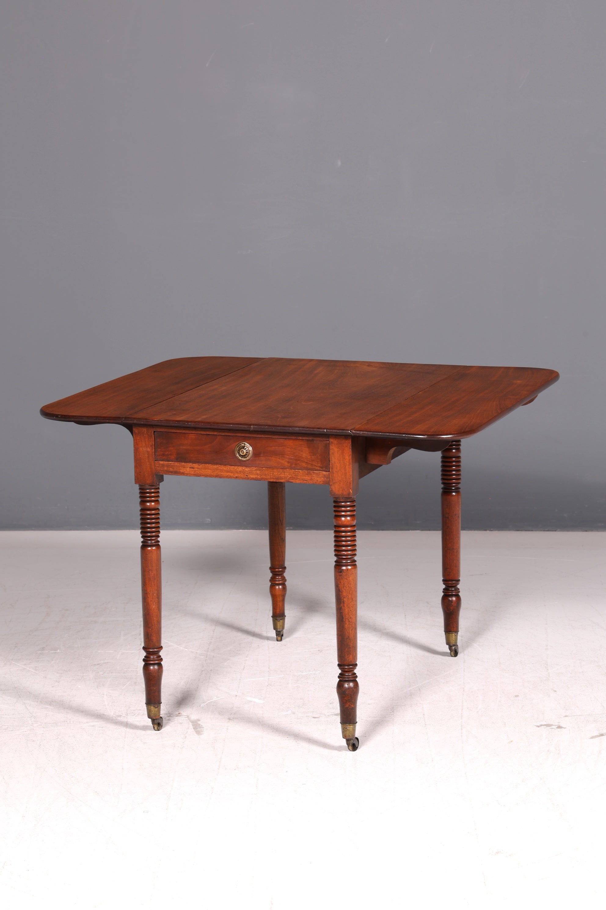 Wunderschöner Englischer Esstisch Mahagoni Klapptisch Küchentisch Regency Antik Ausklappbar Vintage