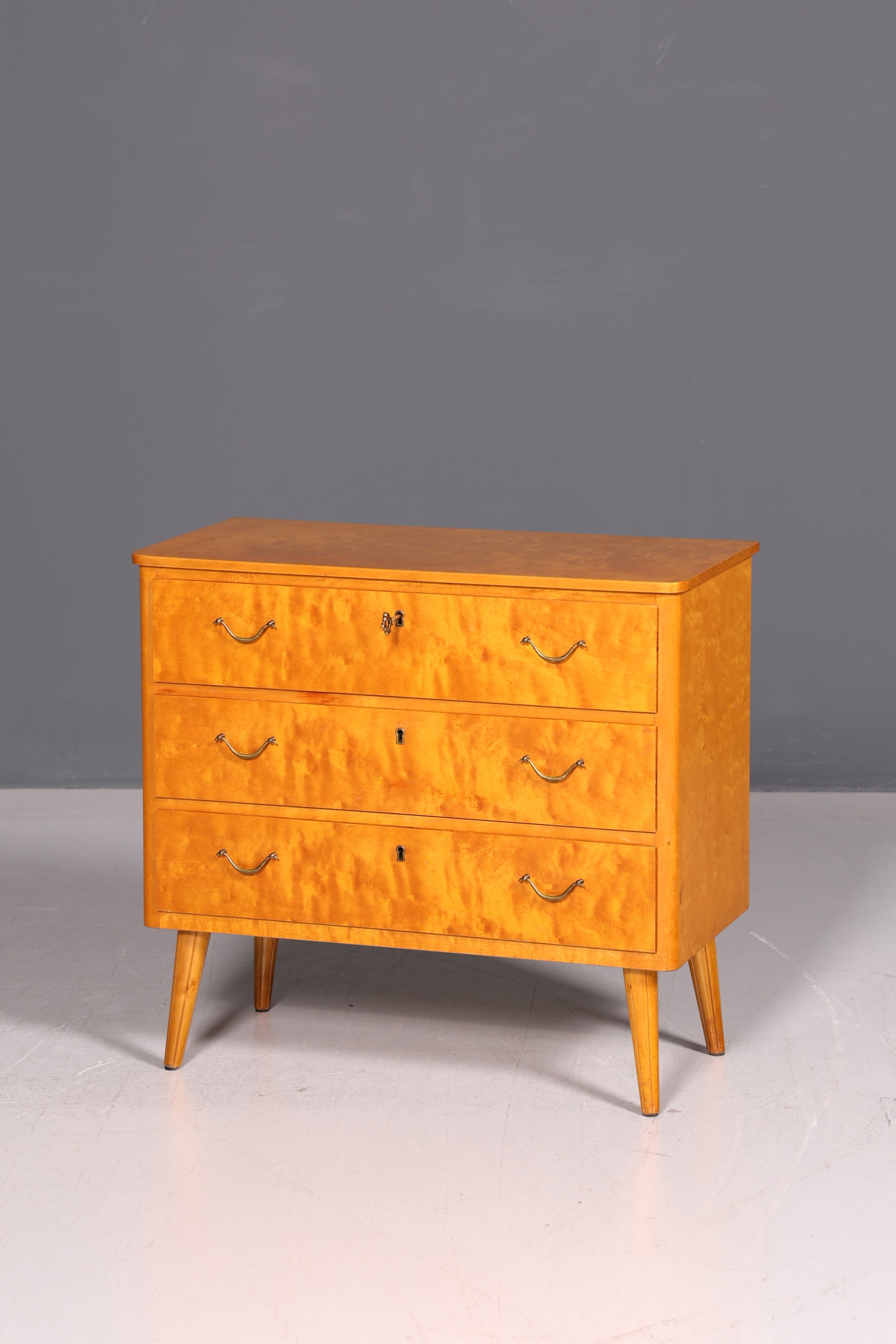 Wunderschöne Mid Century Schubladenkommode Danish Design Vintage Flurkommode 60s Designklassiker