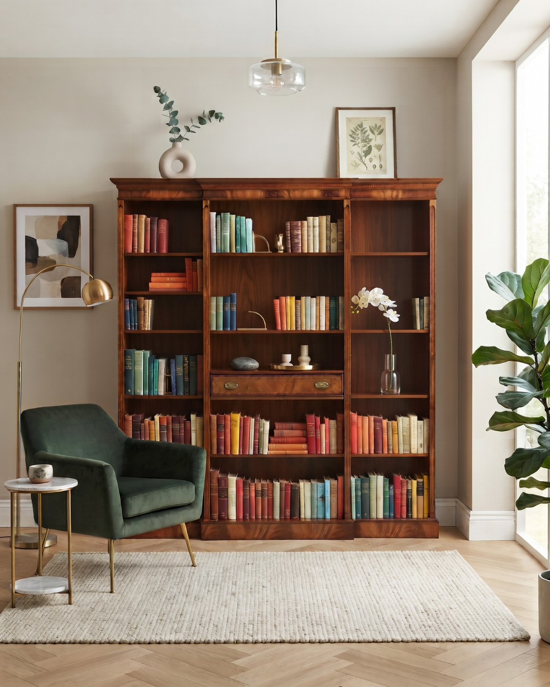 Indrukwekkend XXL Origineel Heldense Boekenrek Taks Engels Rek Staand rek Boekenkast Antiek Bibliotheek