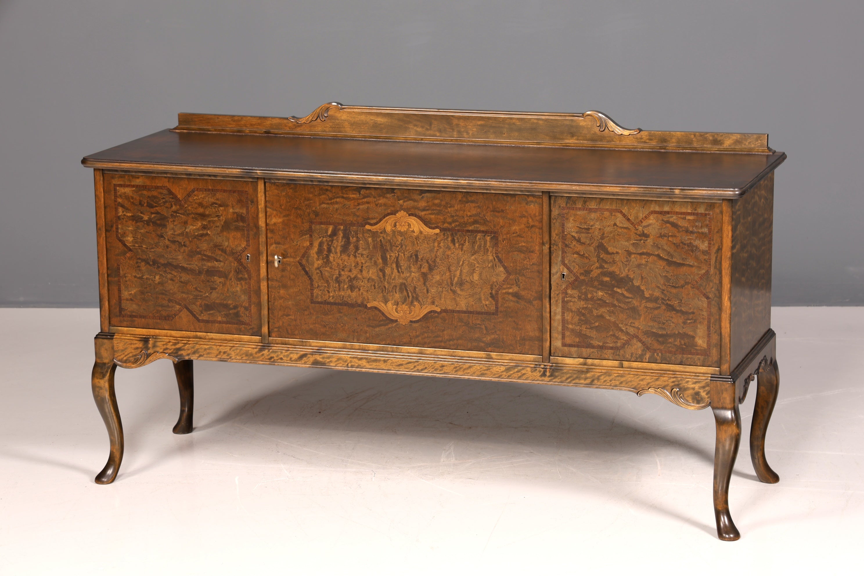 Fantastic Chippendale sideboard baroque style cabinet antique 50s 60s TV chest of drawers