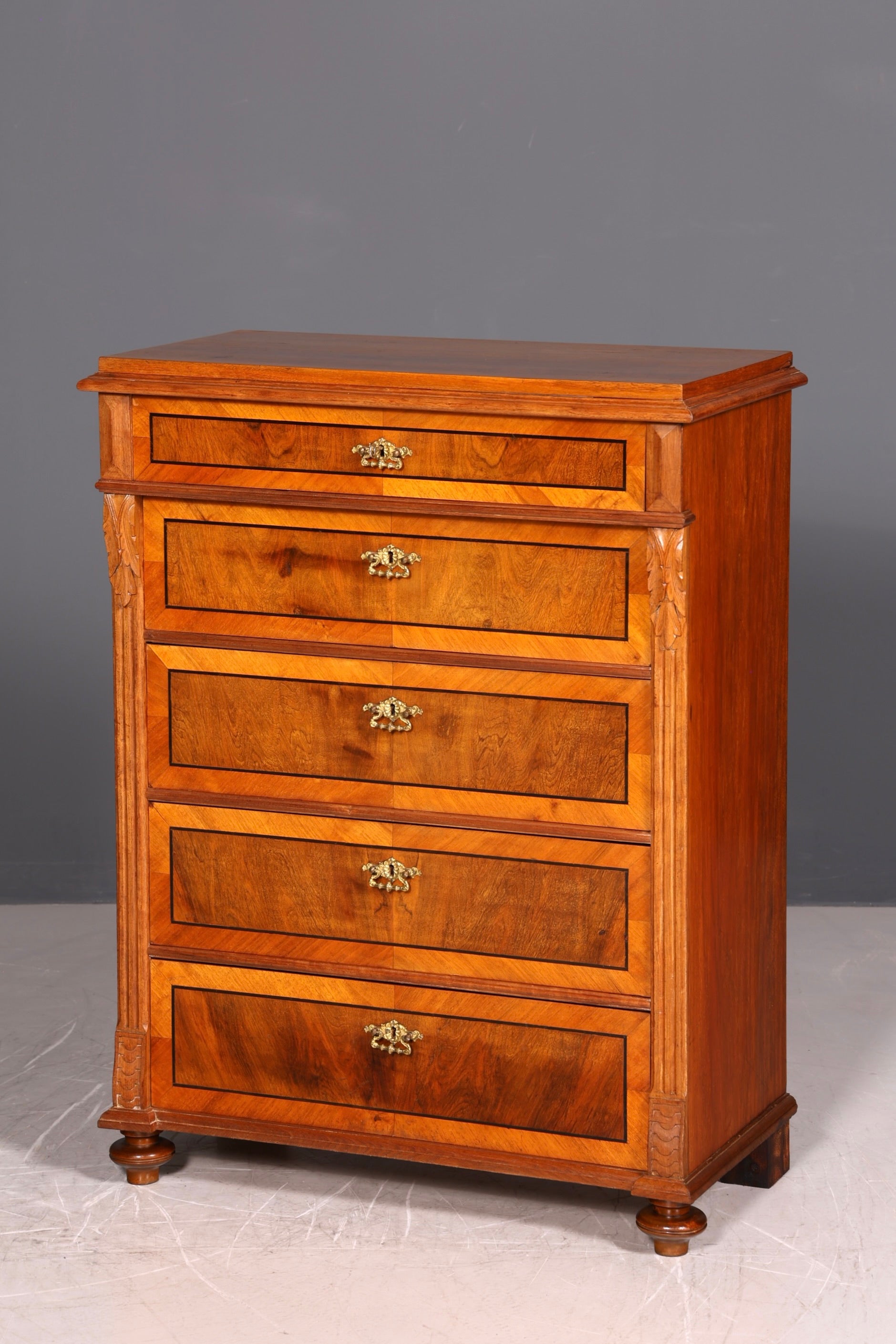 G468 Finish cm Wunderschöne Gründerzeit Kommode Jugendstil Vertiko Schubladenkommode Antik Wäschekommode (Kopie) (Kopie) (Kopie)