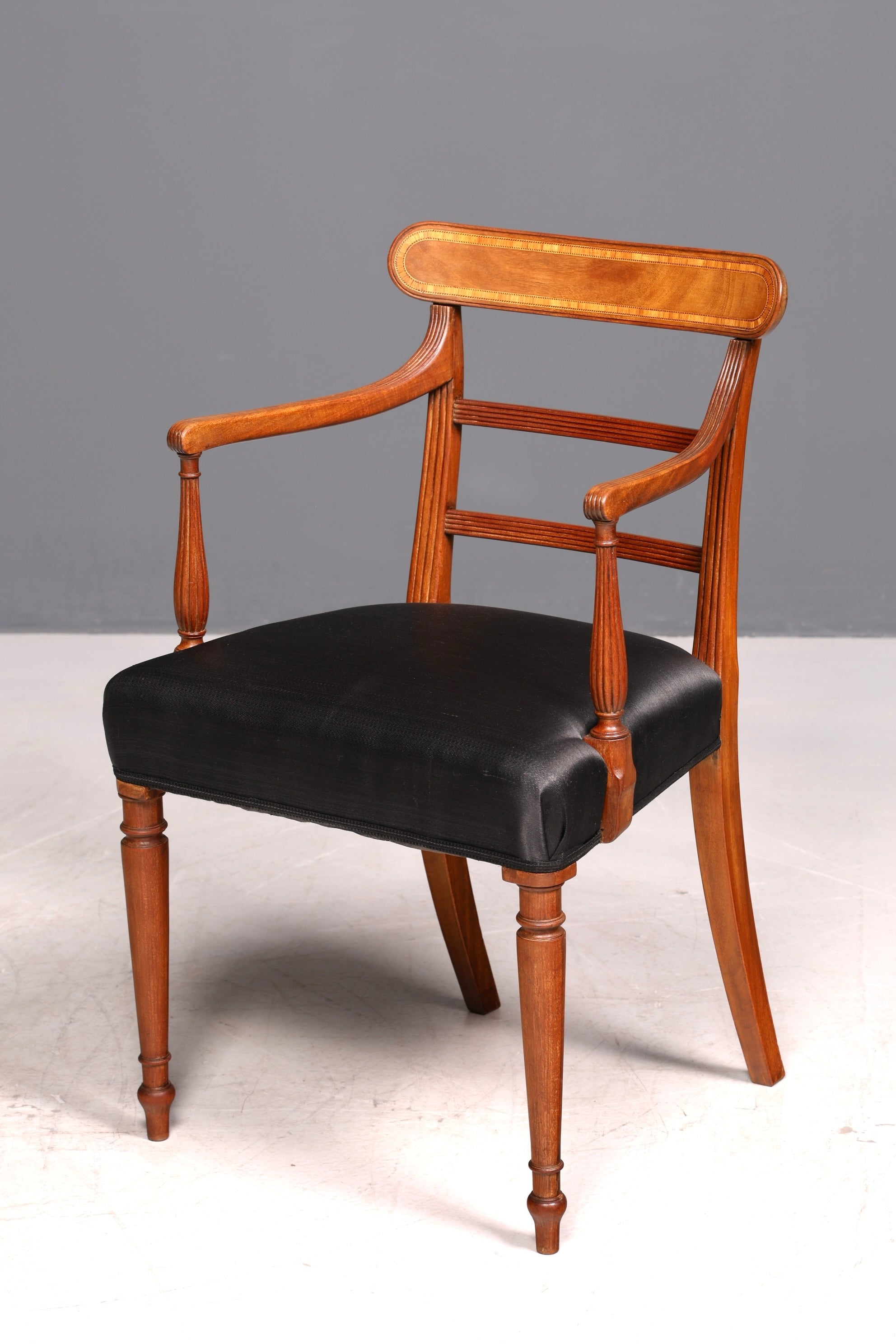 Biedermeier Rosshaar mit dazu schreibenG386 Finish Wunderschöner Englischer Stuhl UK Küchenstuhl Antik Stil Sekretär Stuhl Polsterstuhl (Kopie 2)