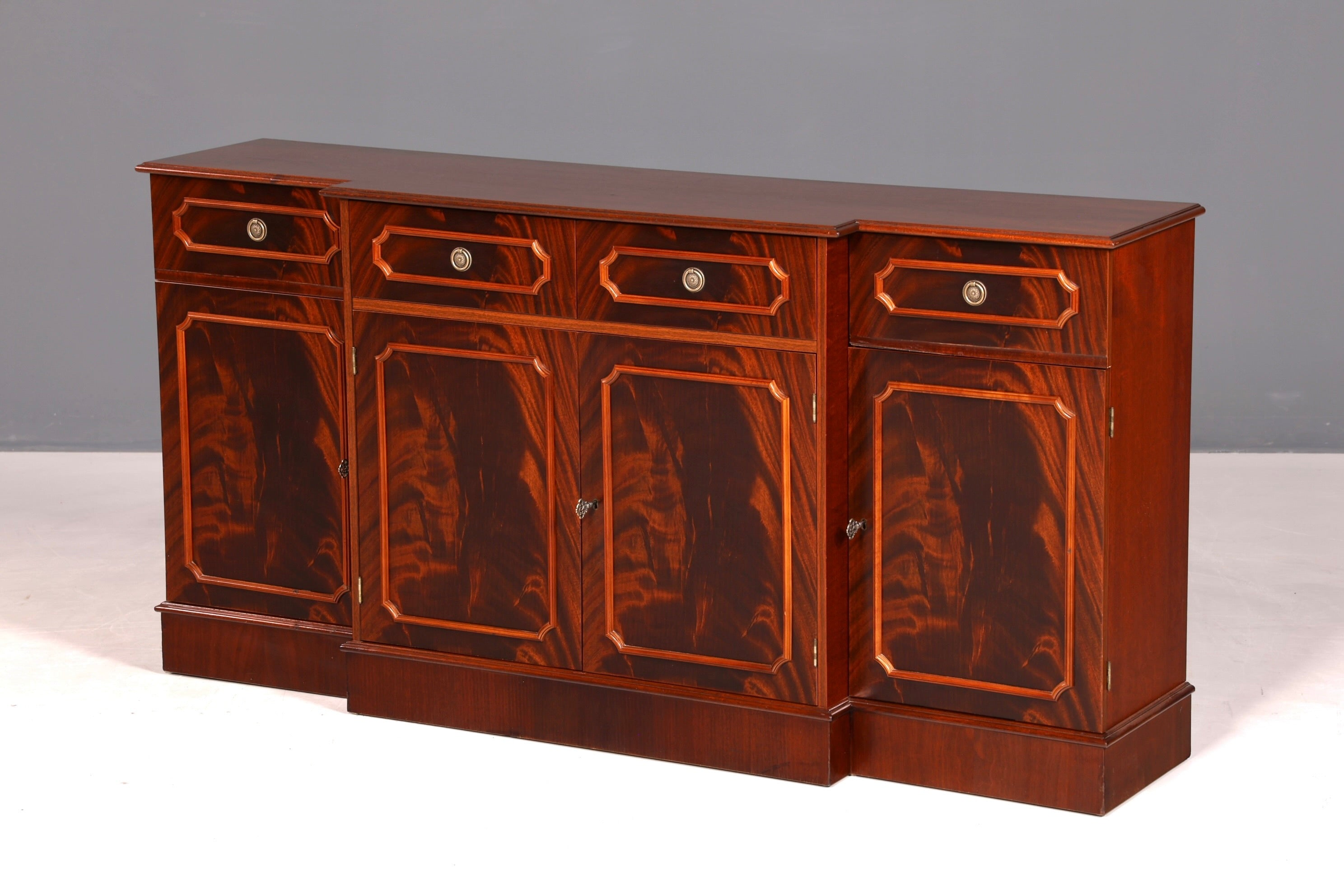 G326 Finish Wunderschönes Englisches Sideboard Mahagoni Schrank Antik 60s Buffetschrank Kommode (Kopie)