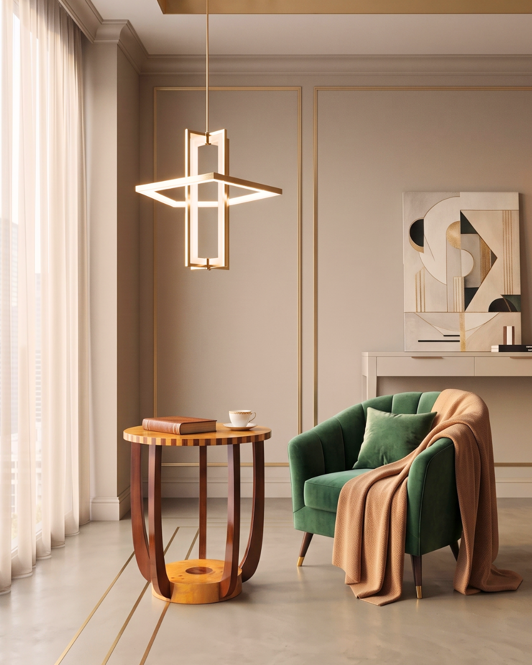 Prachtige art deco stijl bijzettafel antieke stijl tafel luxe salontafel bijzettafel