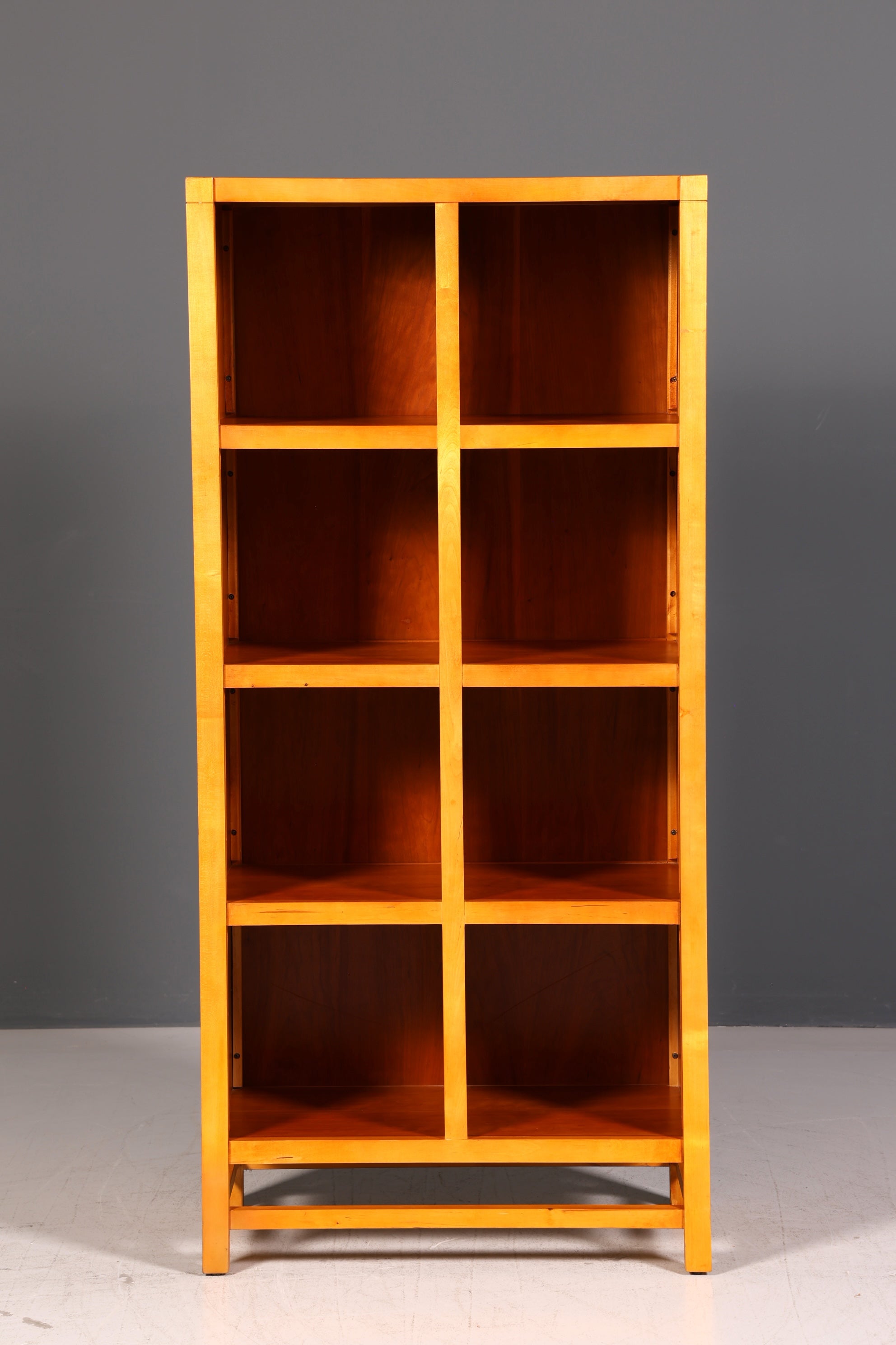 Original Drexel Heritage Bücherregal Kirschholz Regal USA Bookshelf Buchablage Massiv Holz Vintage Standregal Antik