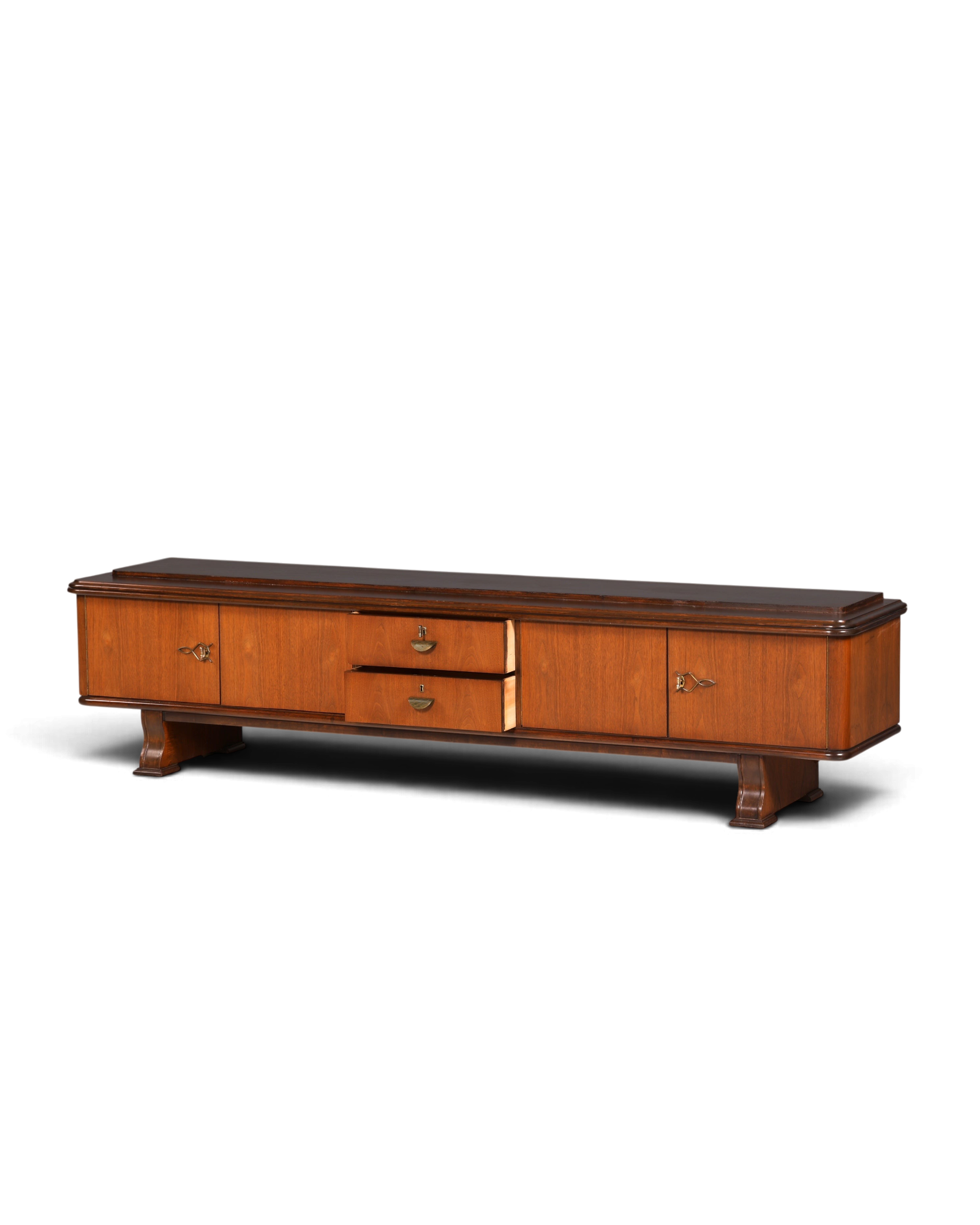 G393 Finish cm Mid Century Sideboard Vintage TV Kommode 60s Schrank Longboard Retro Lowboard (Kopie)