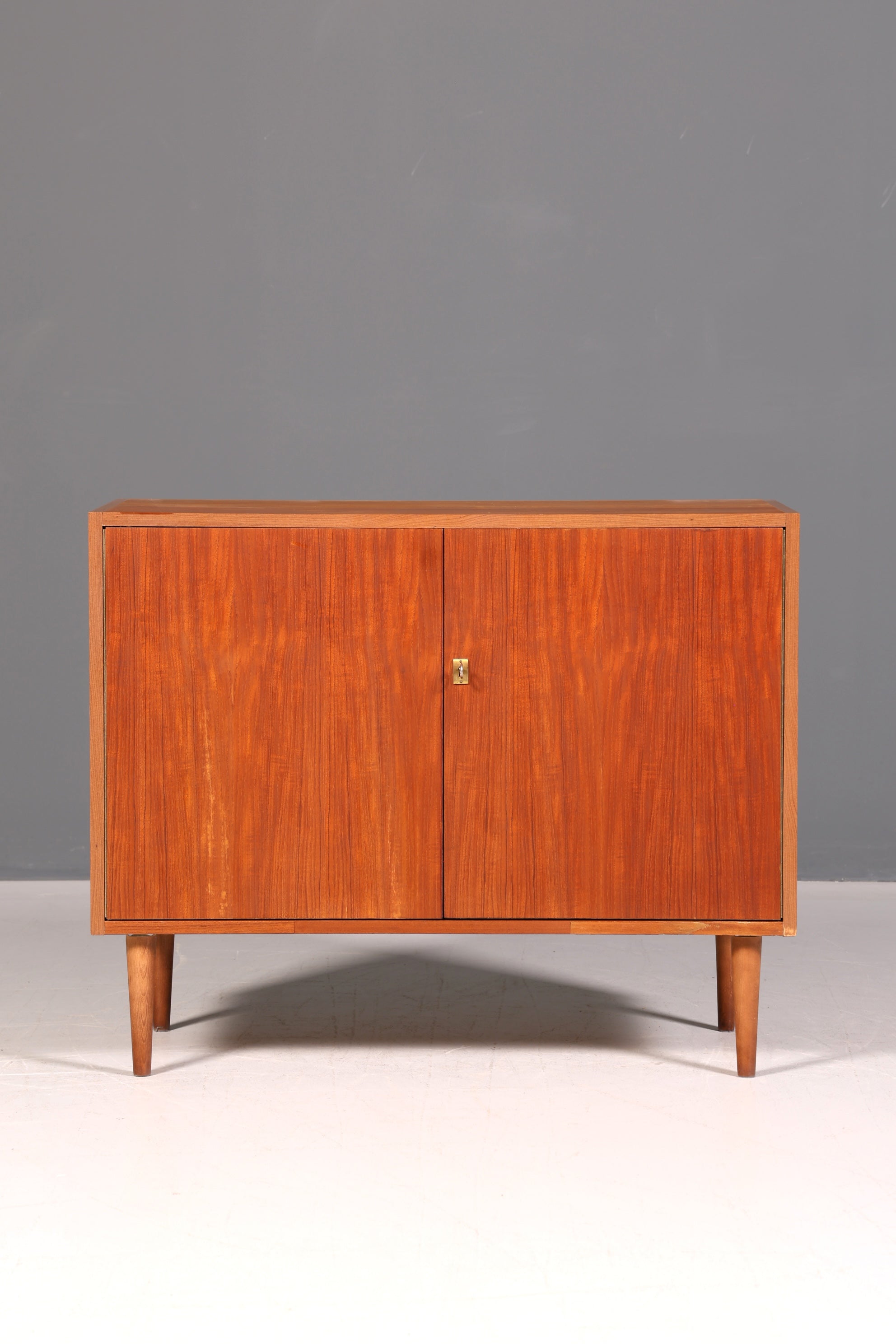 Wunderschöne Mid Century Kommode Vintage Schrank Retro Flurkommode 60s Sideboard Regal Holz