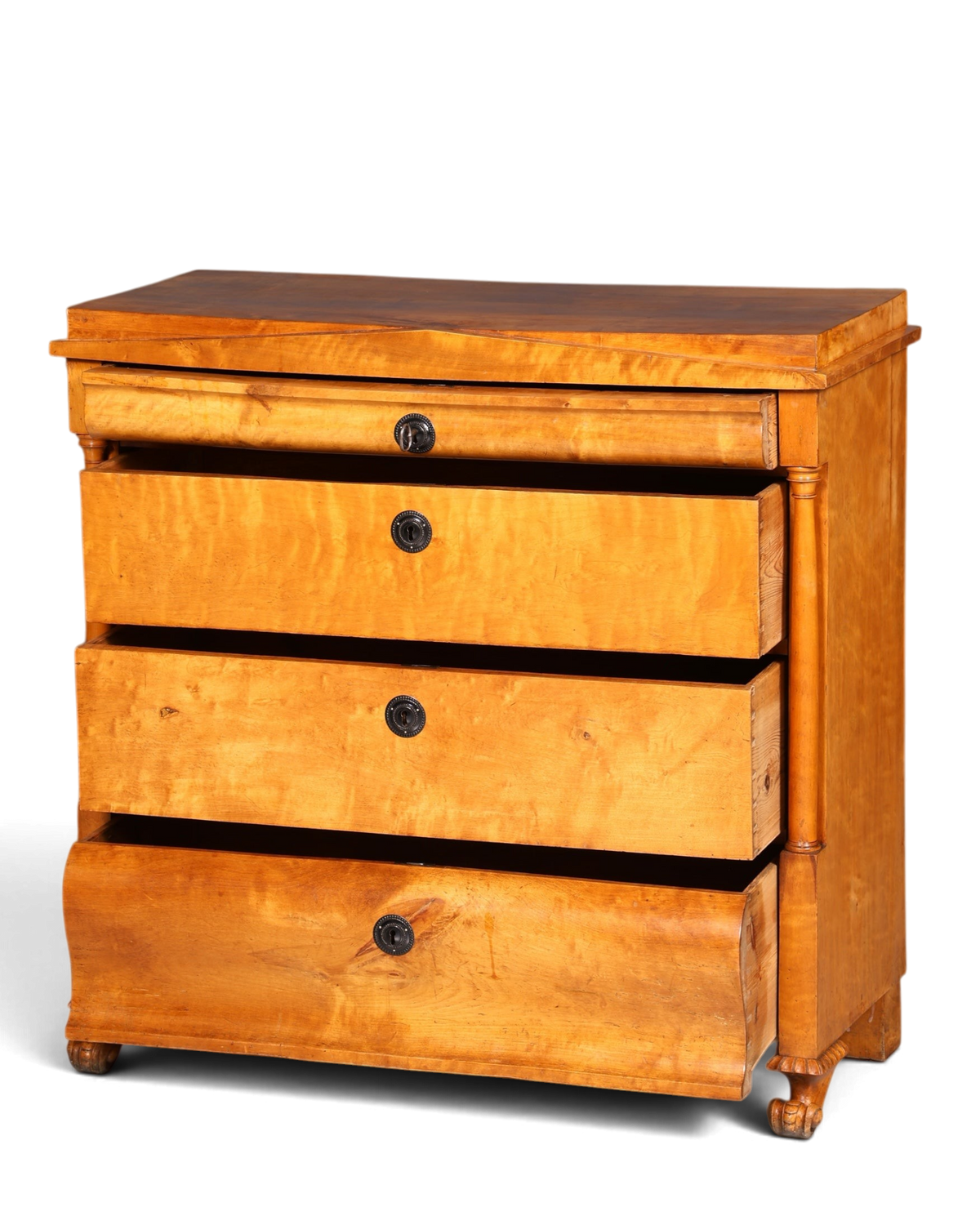 Wunderschöne Original Biedermeier Kommode Antik um 1880 Schubladenkommode Sideboard