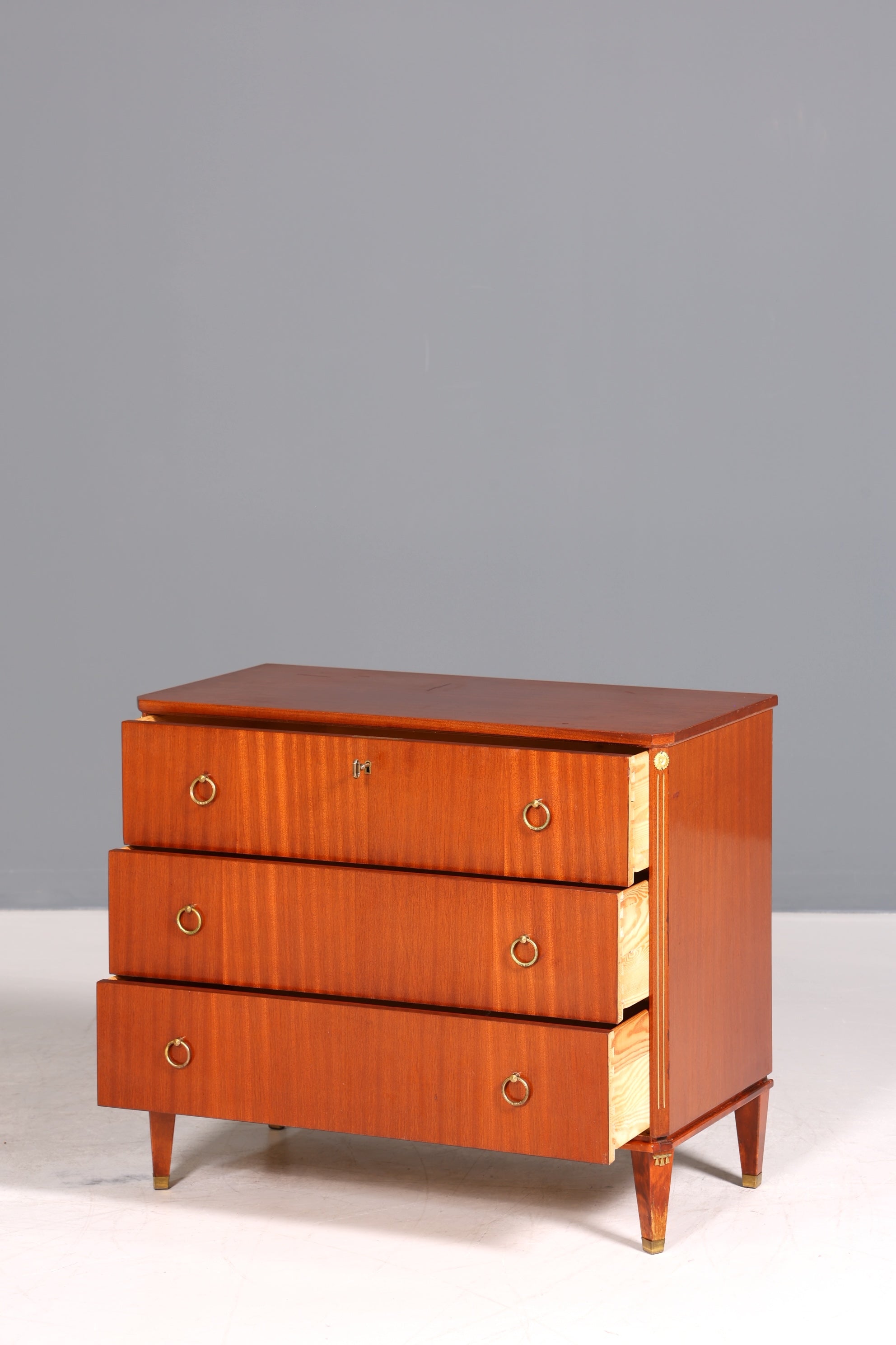 Stilvolle Mid Century Kommode Vintage Flur Kommode 60s Schubladenkommode