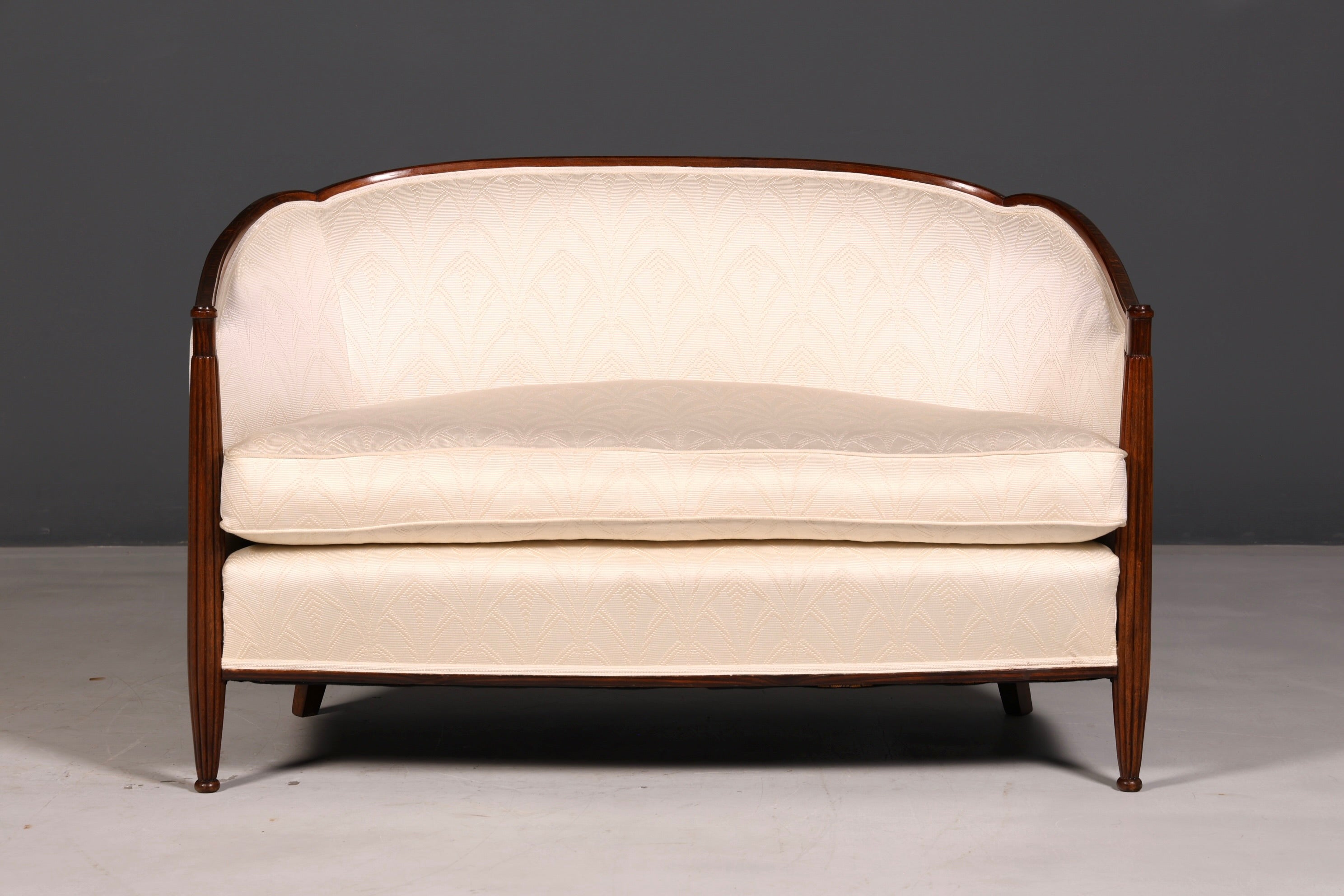 Edles Art Deco Sofa Sitzbank 2-Sitzer Vintage Loungesofa Polstersofa Salonsofa