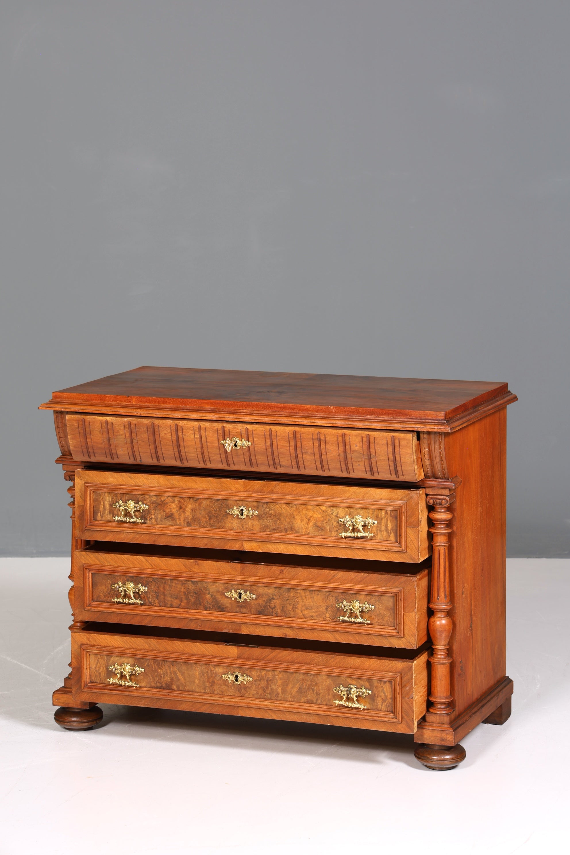 Traumhafte Gründerzeit Kommode Jugendstil Antik Sideboard Schubladenkommode Wäschekommode