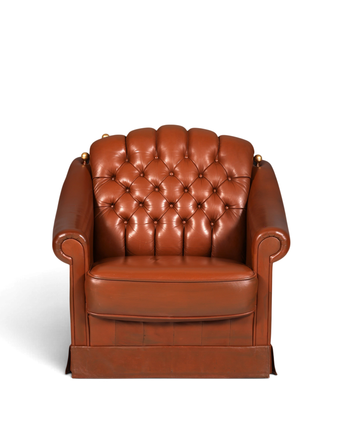 Stilvoller Original Chesterfield Sessel Englischer Armlehnsessel Englisch Herrensessel 1 von 2