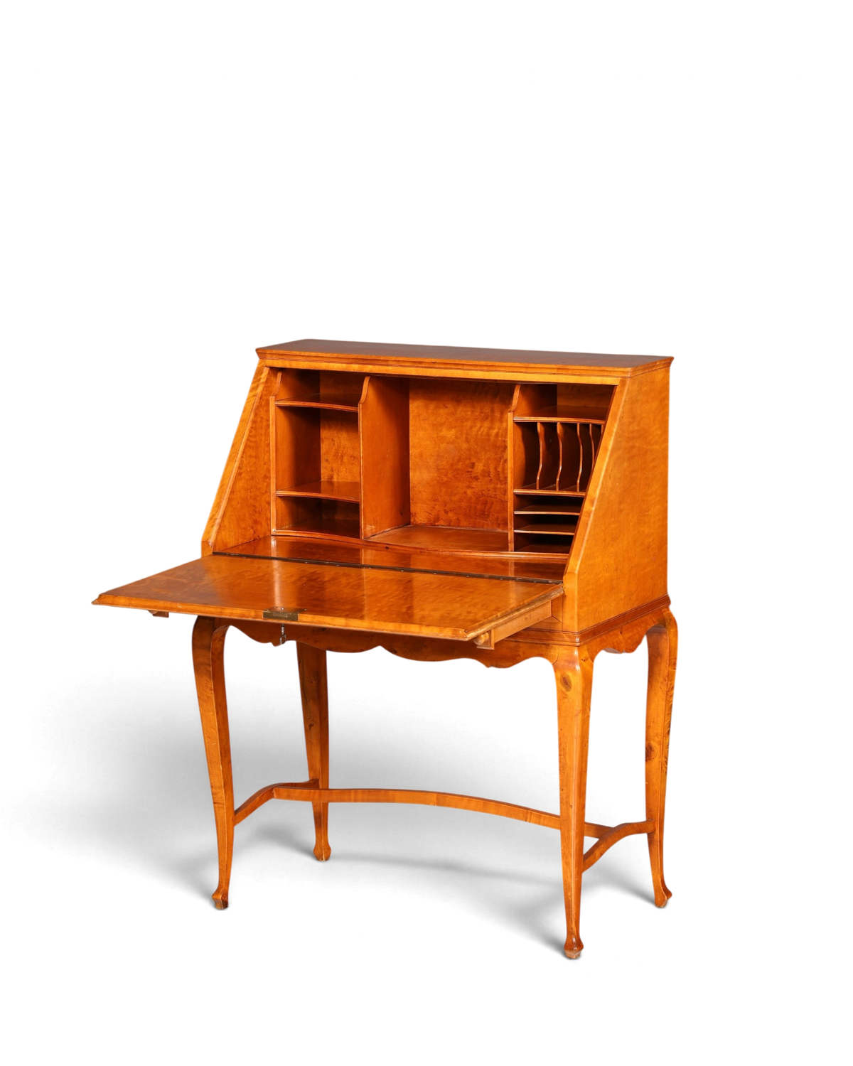 G082 Finish Wunderschöner Sekretär im Art Deco Stil Antik um 1930 Büro Kommode Schreibkommode