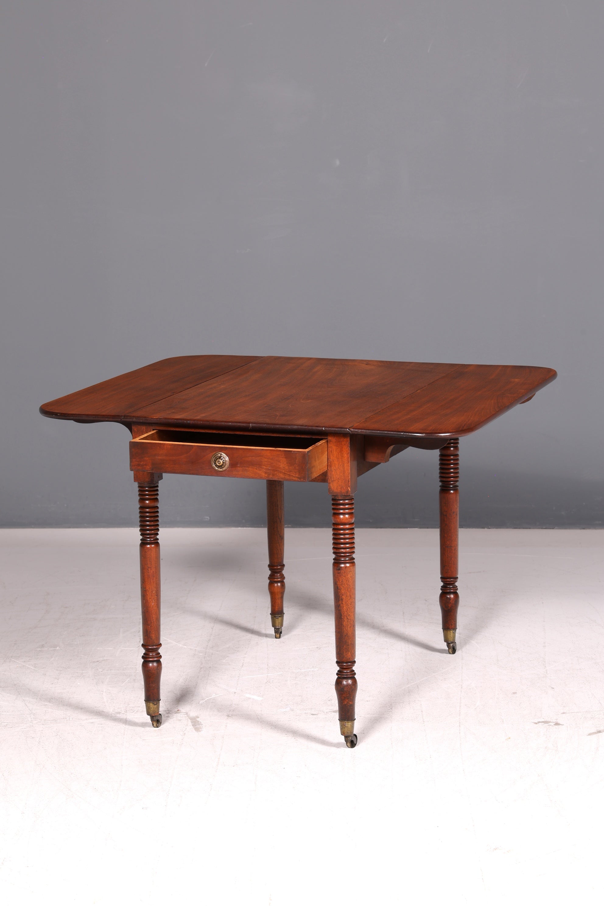 Wunderschöner Englischer Esstisch Mahagoni Klapptisch Küchentisch Regency Antik Ausklappbar Vintage