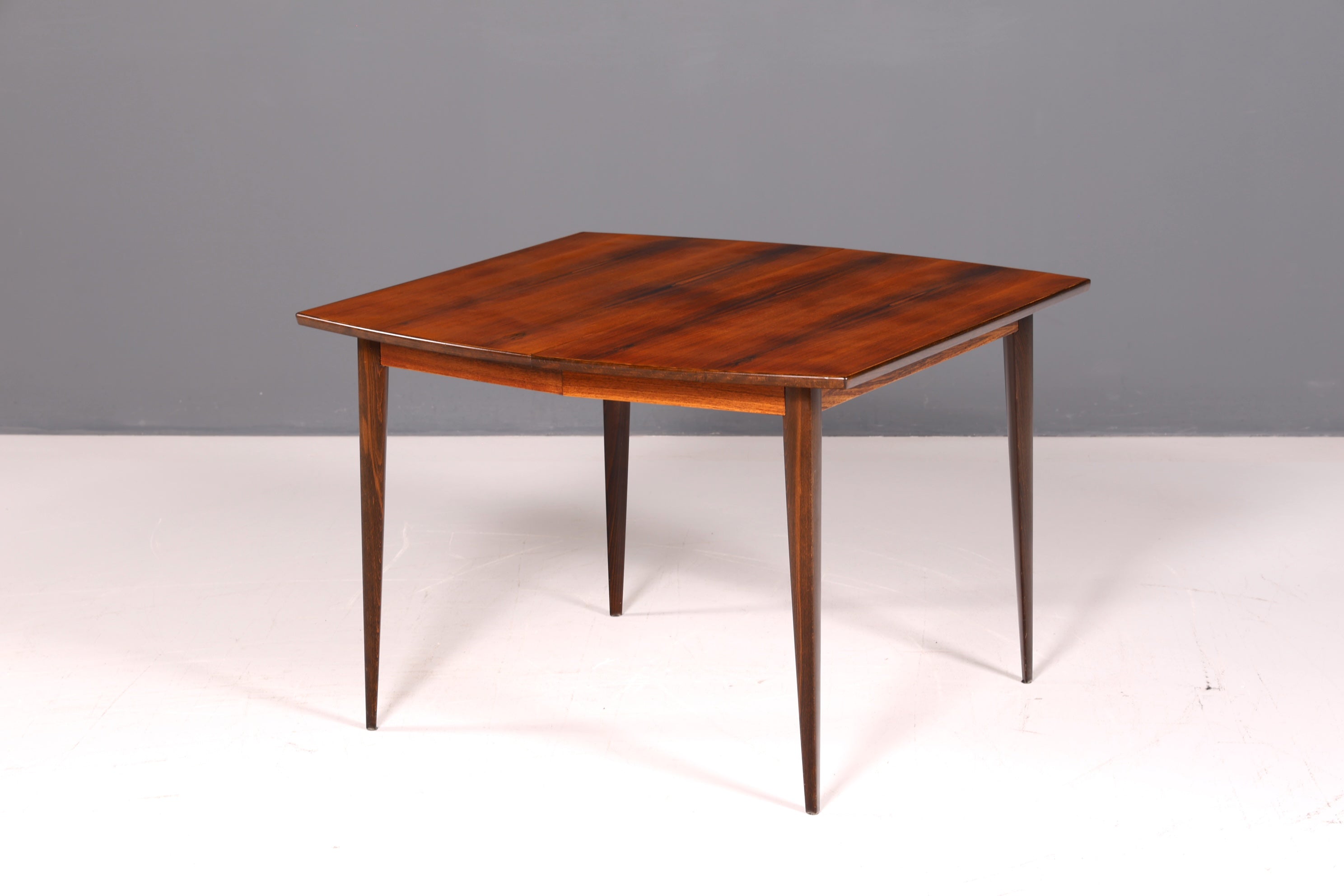 Schlichter Mid Century Esstisch Ausziehbar Palisander Vintage Tisch Retro Küchentisch 60s
