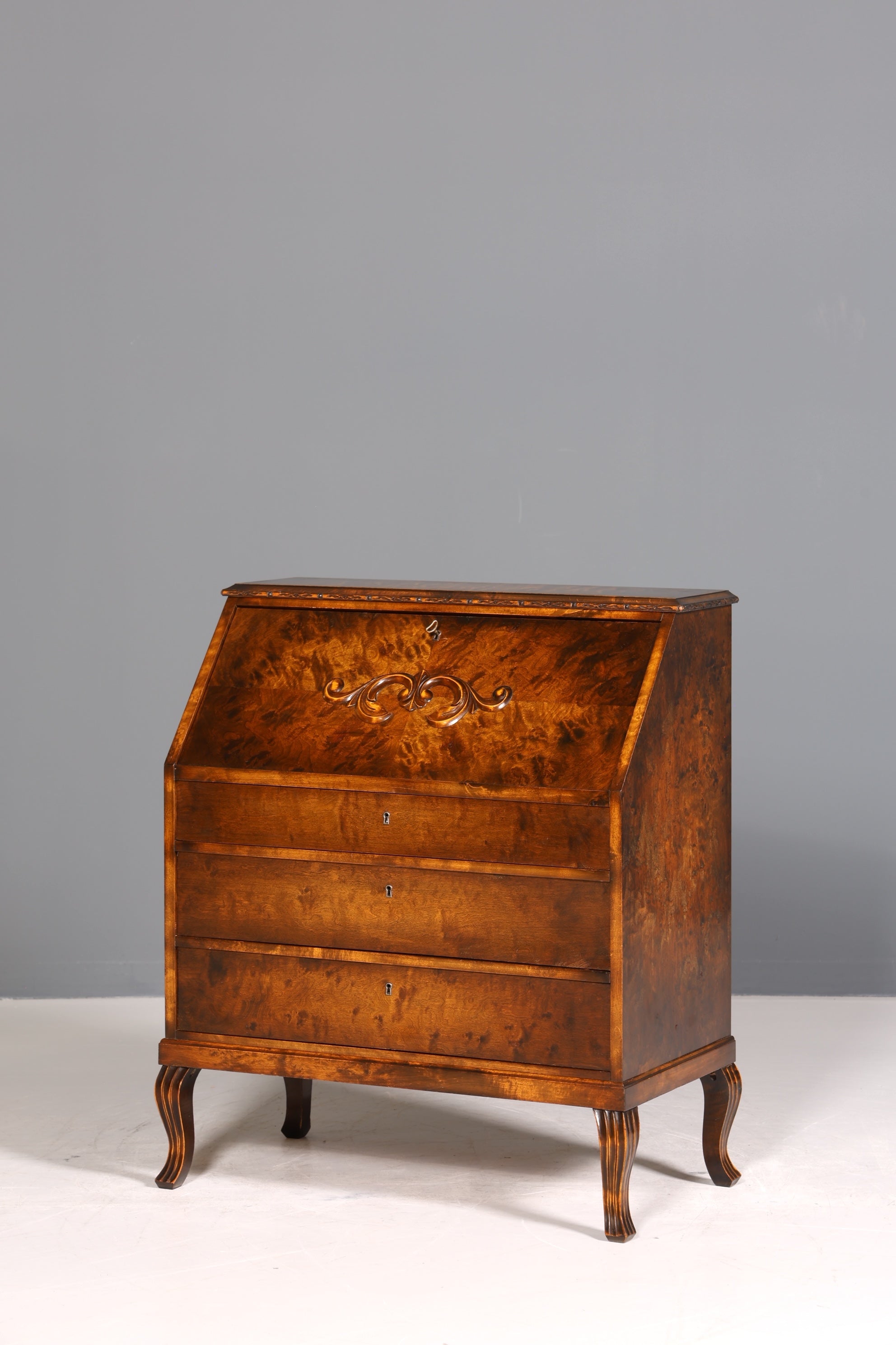 Wunderschöner Sekretär um 1930 Büro Kommode echt Holz Schreibtisch Bürokommode Office Secretary