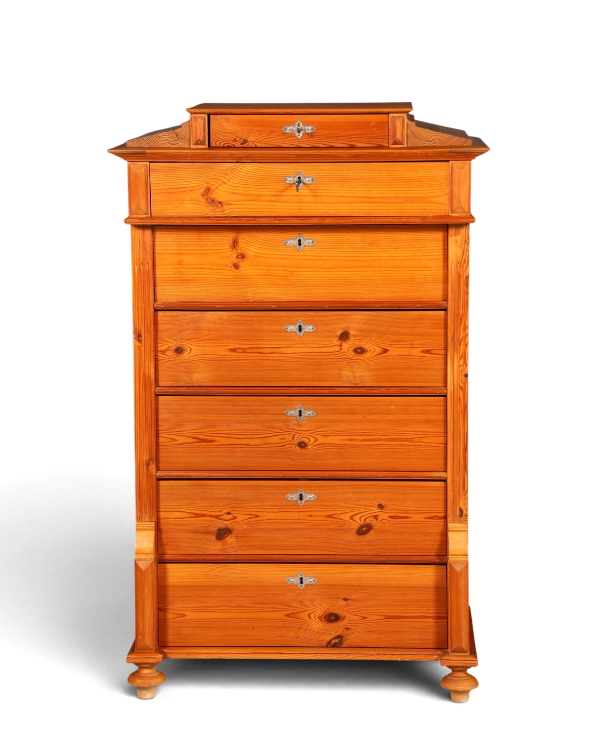 Wunderschöne Gründerzeit Kommode Antik Weichholz Jugendstil Vertiko Chiffoniere Schubladenkommode