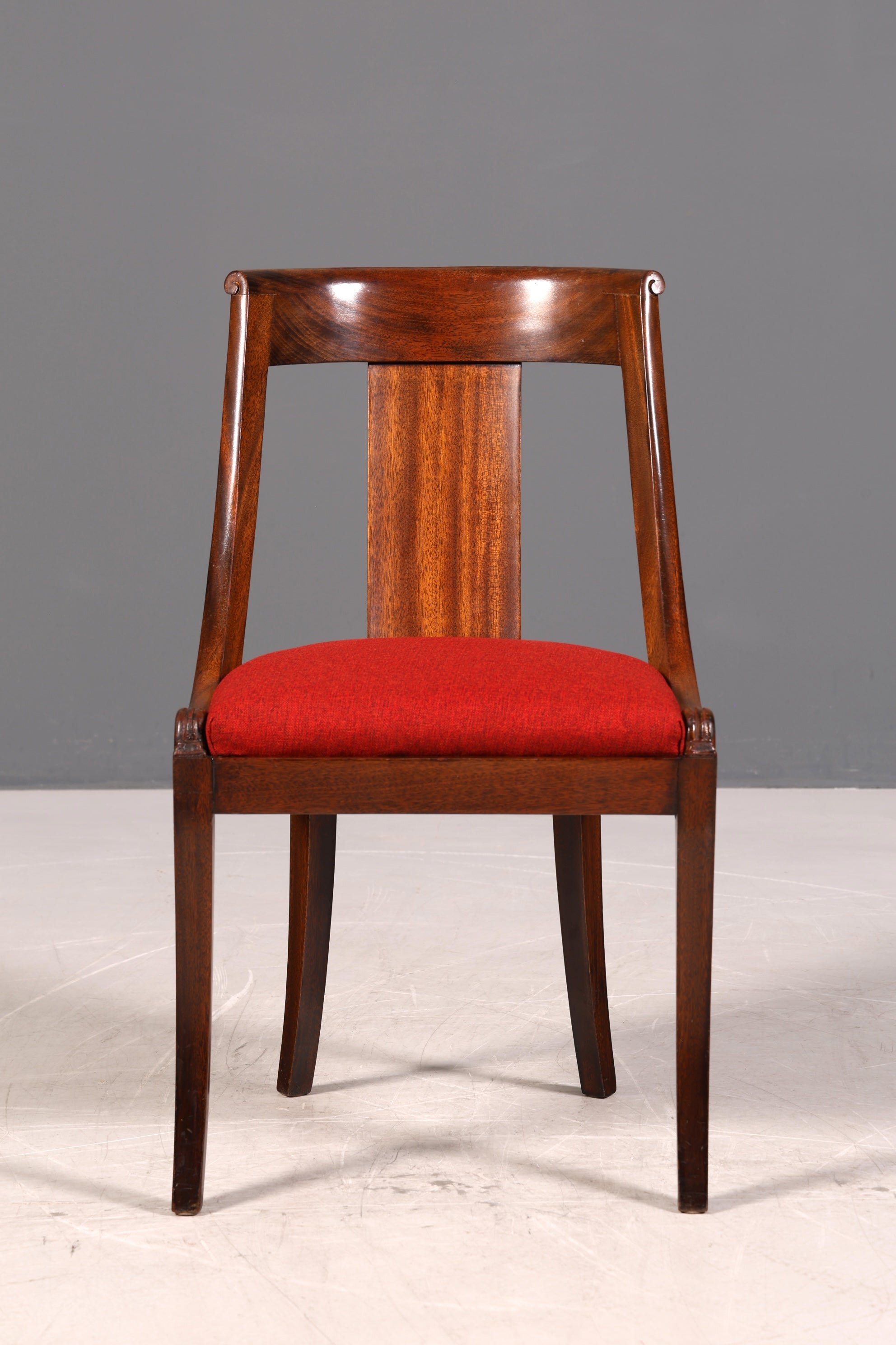 Edler Englischer Stuhl Englisch Gondelstuhl Dining Chair Antik 60s Mahagoni Küchenstuhl