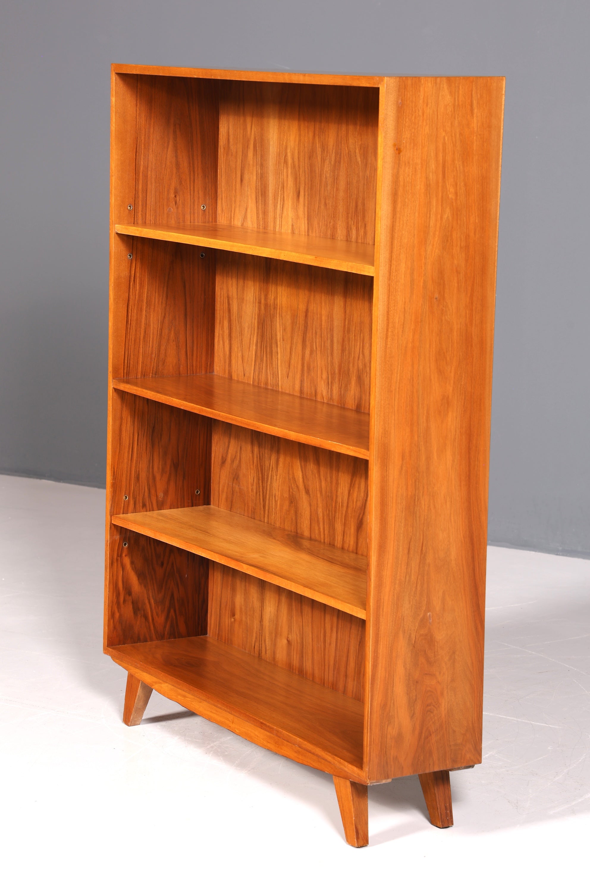 Beautiful original Musterring shelf, mid-century modern bookcase, retro style, real wood book storage