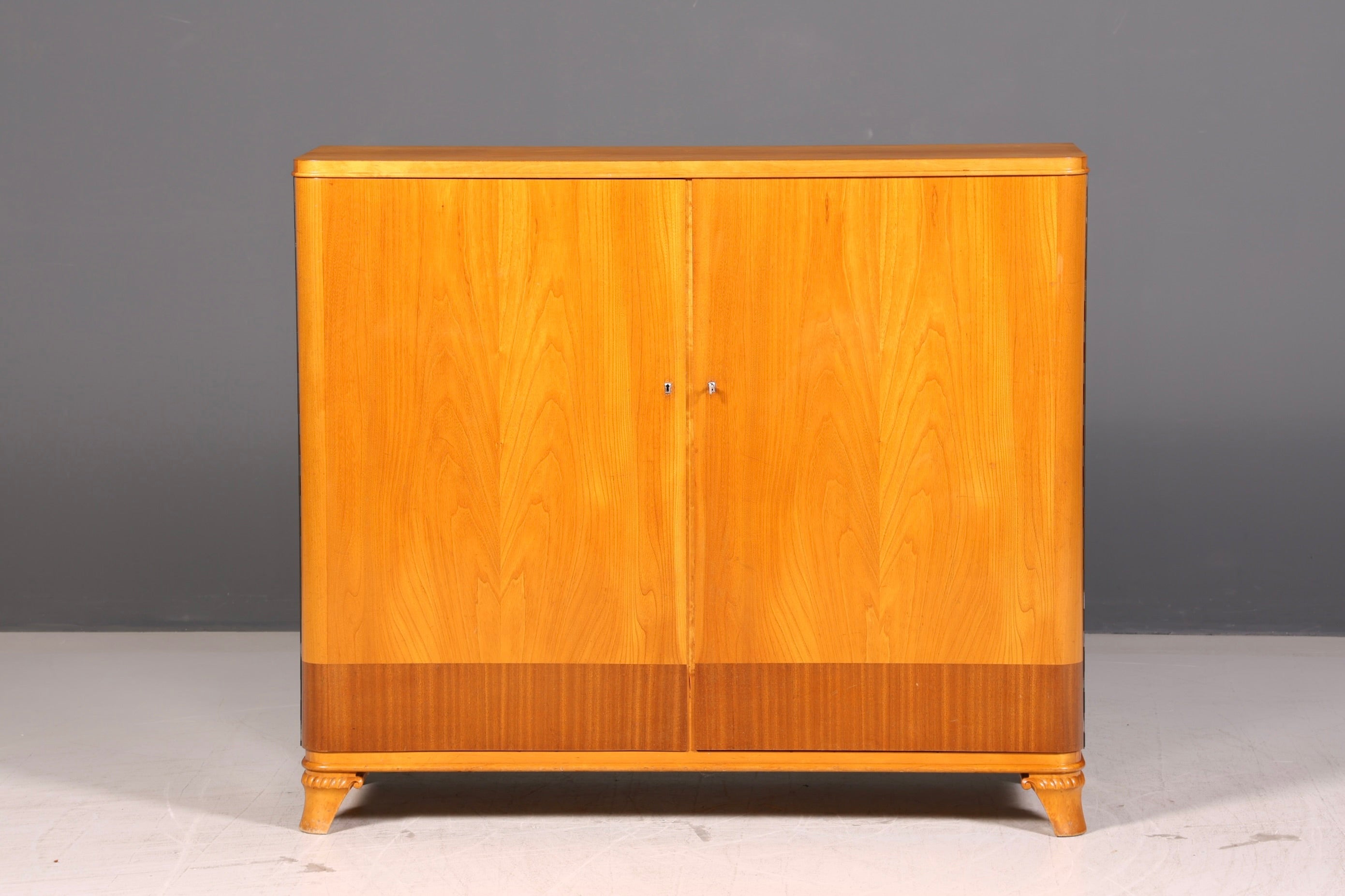 Stilvoller Original Art Deco Schrank Vertiko Sideboard um 1930 Highboard Kommode Antik Vintage