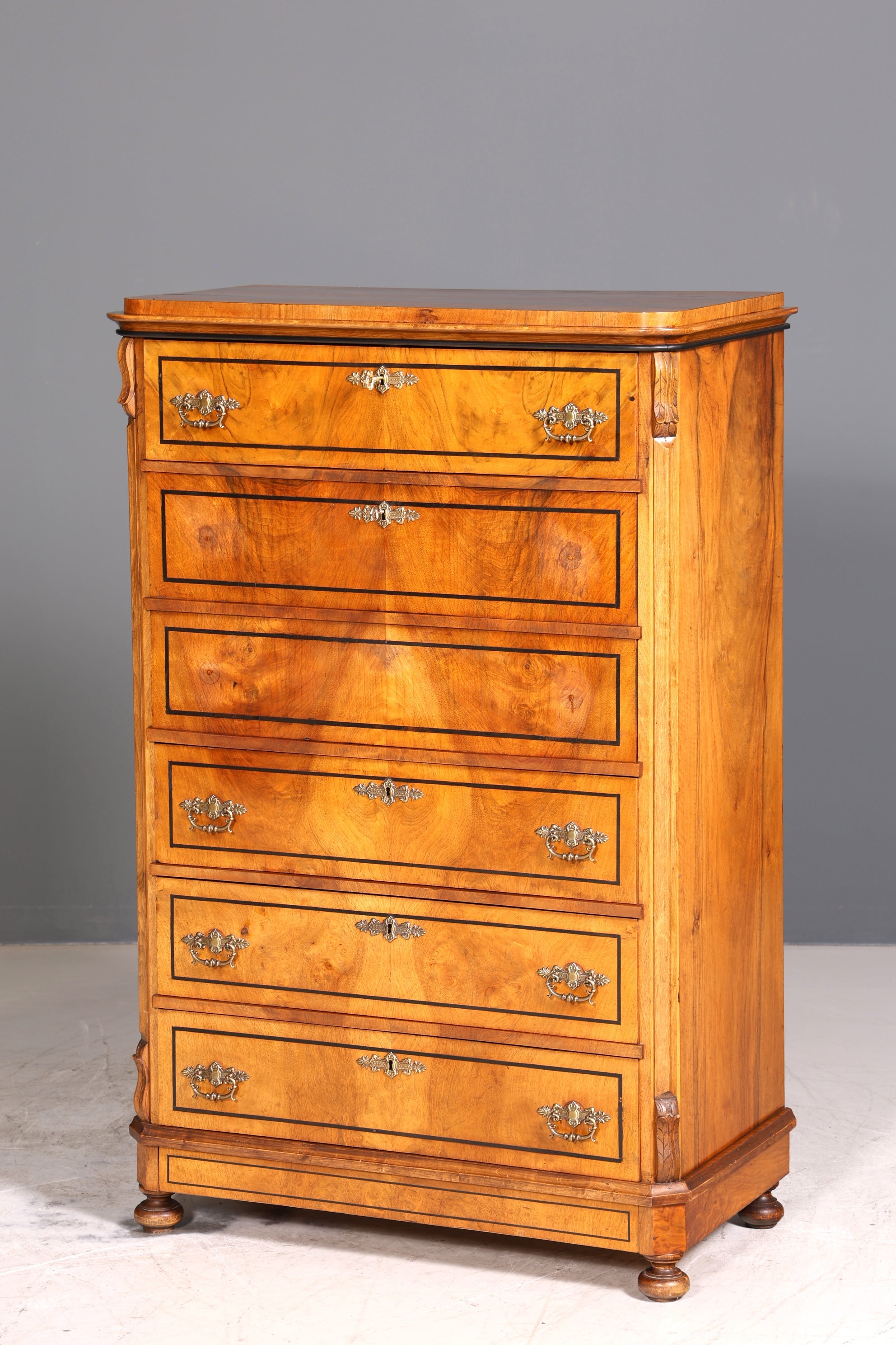 Traumhafter Gründerzeit Sekretär Vertiko Highboard Jugendstil Kommode Schrank um 1890