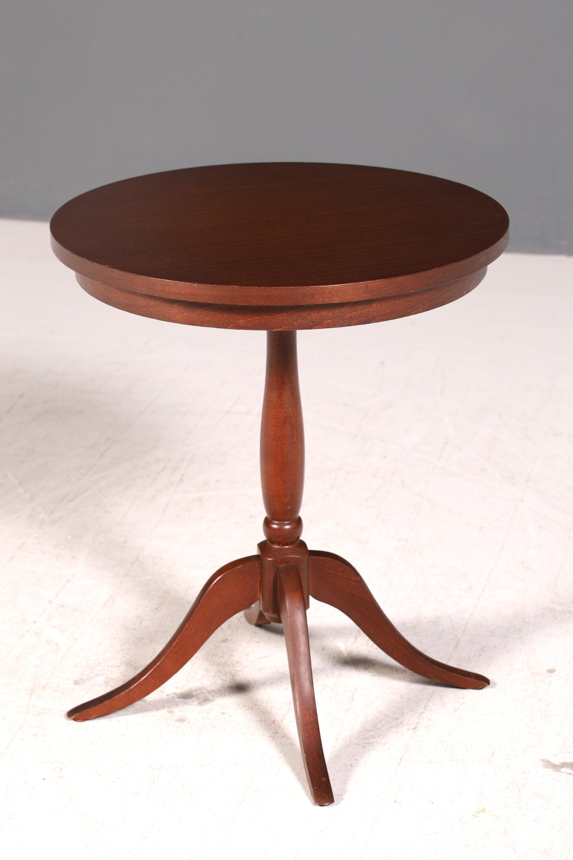 Edler Beistelltisch Blumentisch Mahagoni Antik Stil Dreibein Ablagetisch Vintage Tisch