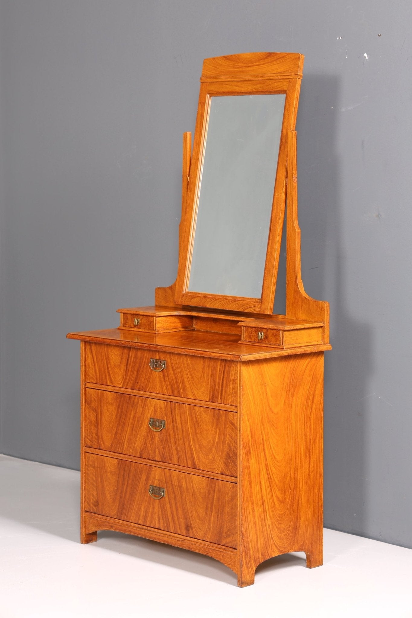 Wunderschöne Jugendstil Kommode Antik Sideboard mit Spiegel Aufsatz Flurkommode