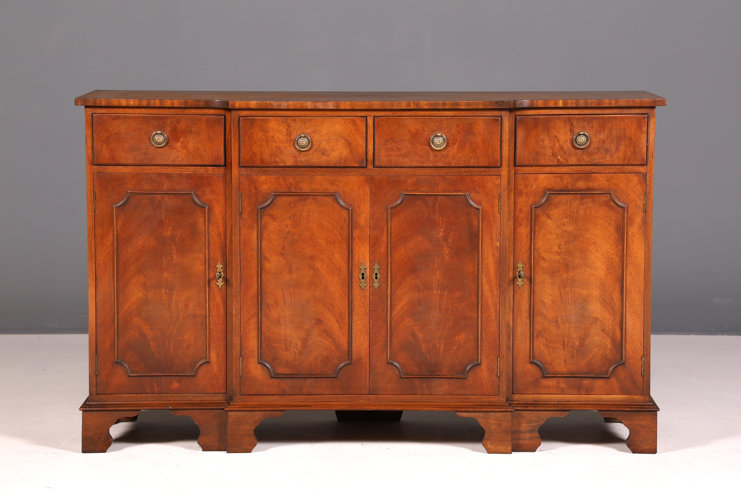 G309 Finish cm Wunderschönes Englisches Sideboard Mahagoni Schrank Antik 60s Buffetschrank Kommode (Kopie)