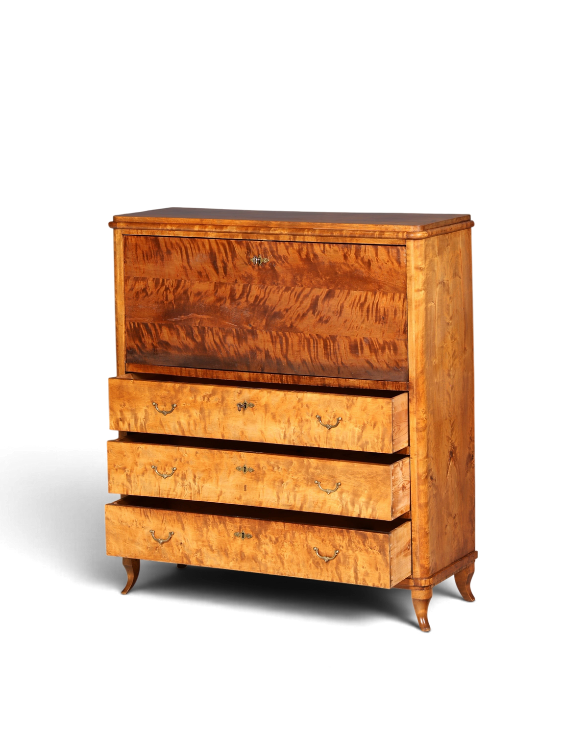 Traumhafter Sekretär im Biedermeier Stil um 1930 Schreibmöbel echt Holz Vertiko Kommode Schubladenkommode