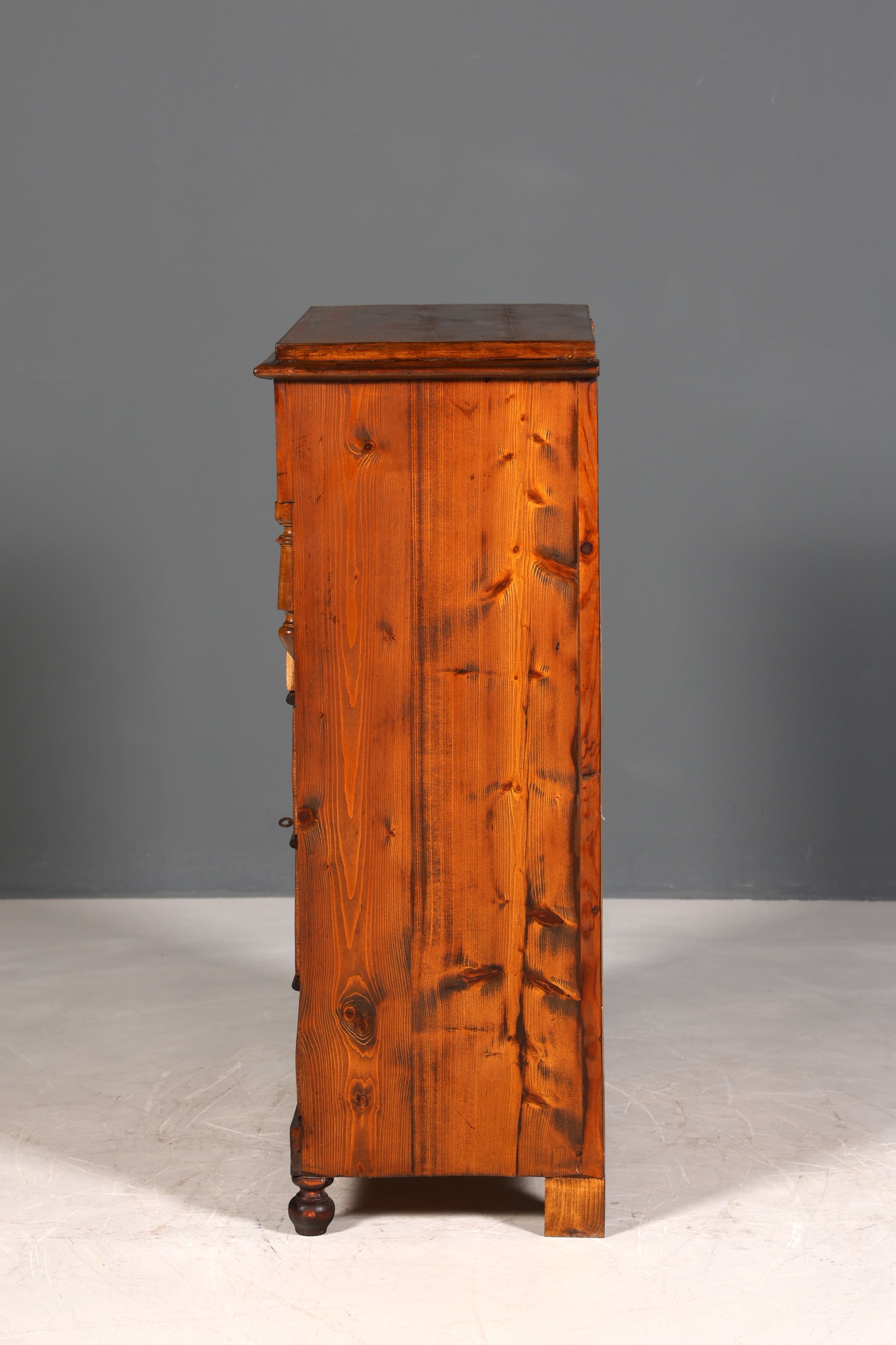 F952 Finish cm Wunderschöne Gründerzeit Kommode Jugendstil Vertiko Schubladenkommode Antik Wäschekommode