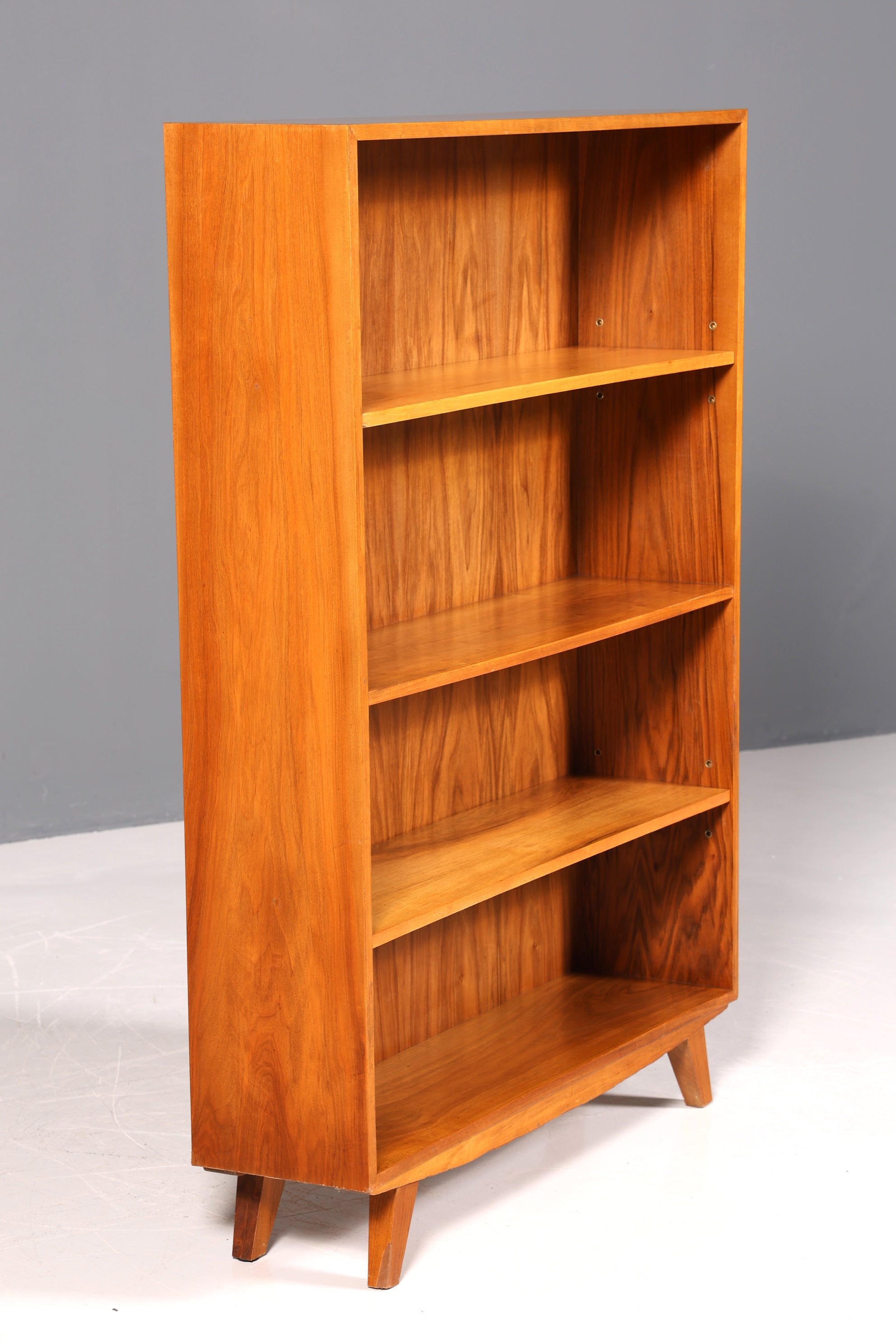 Beautiful original Musterring shelf, mid-century modern bookcase, retro style, real wood book storage