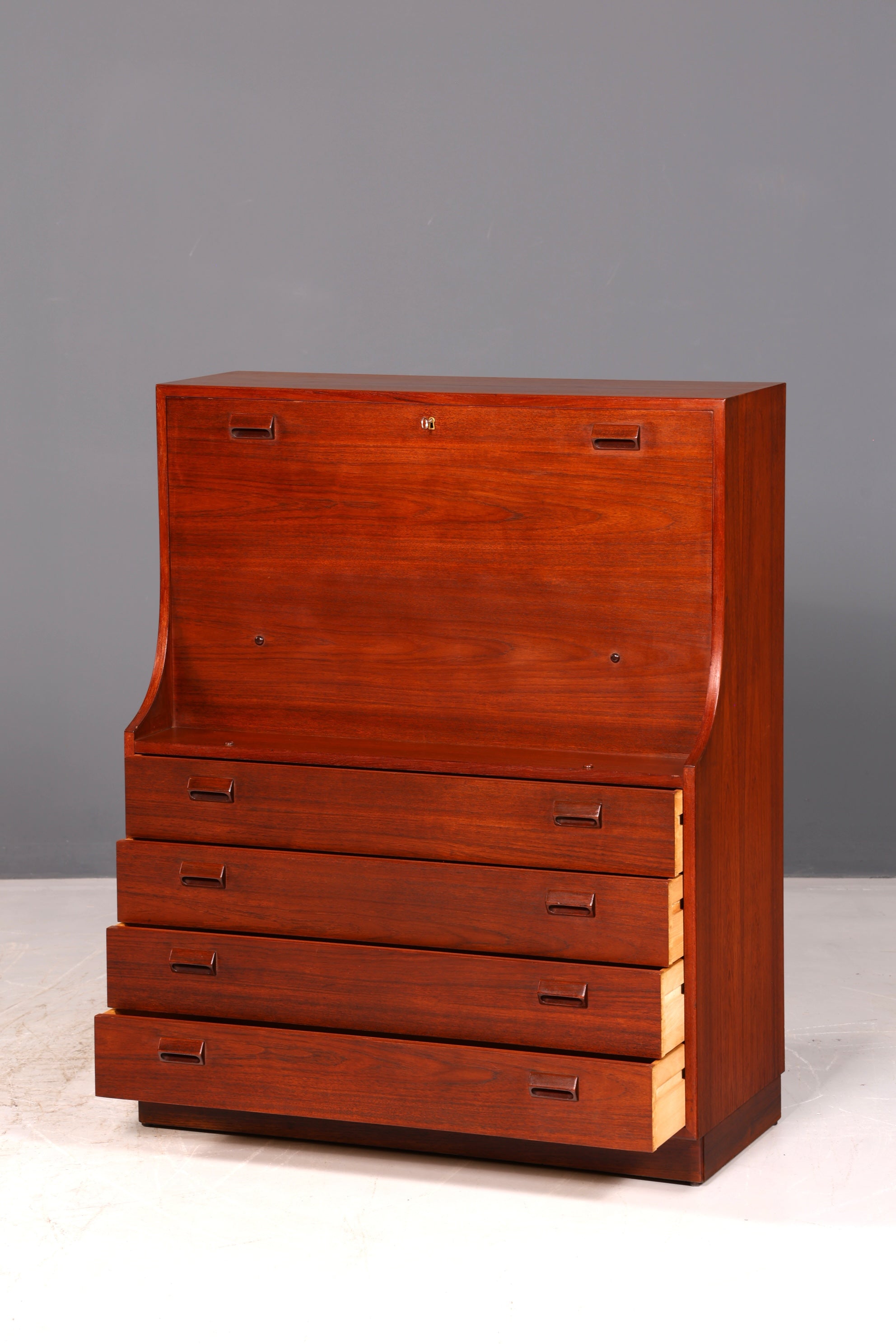 Wunderschöner Børge Mogensen Sekretär Mid Century Teak Vintage Schreibmöbel Kommode Danish Design Secretary