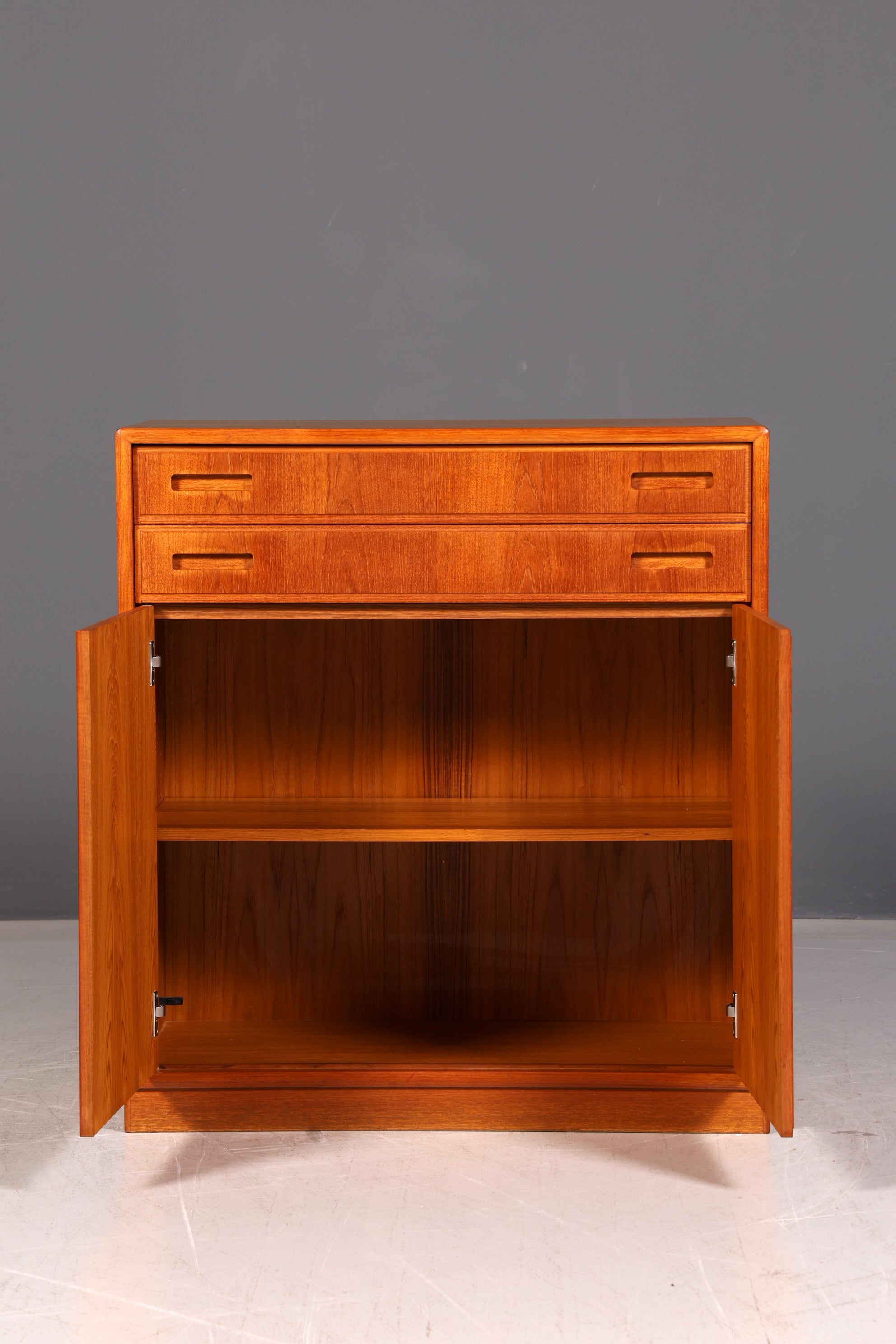 Edle Mid Century Teak Kommode Dänisch Schrank Sideboard Vintage 60er Danish Design