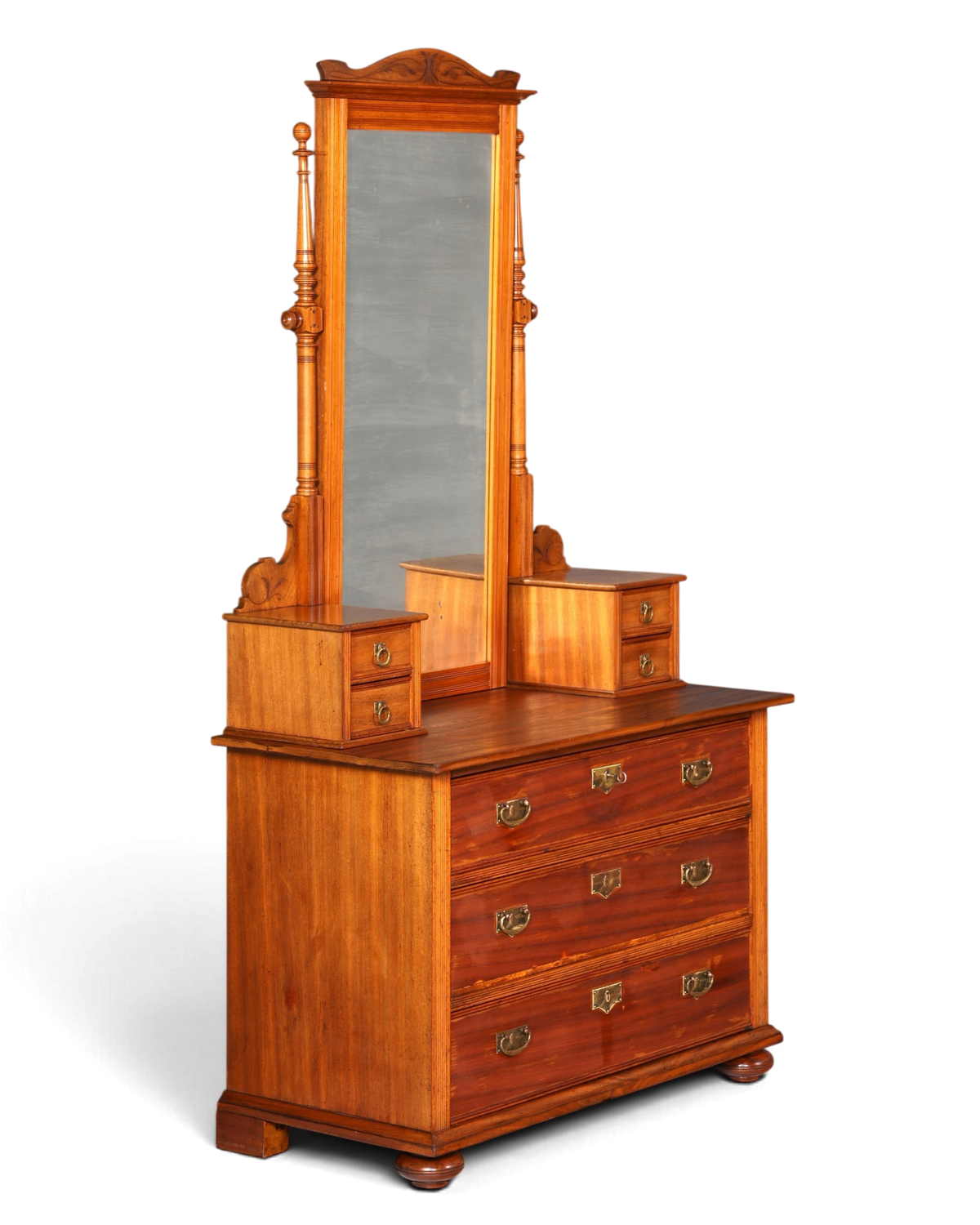 Wunderschöne Jugendstil Kommode Antik Sideboard mit Spiegel Gründerzeit Flurkommode Frisierkommode