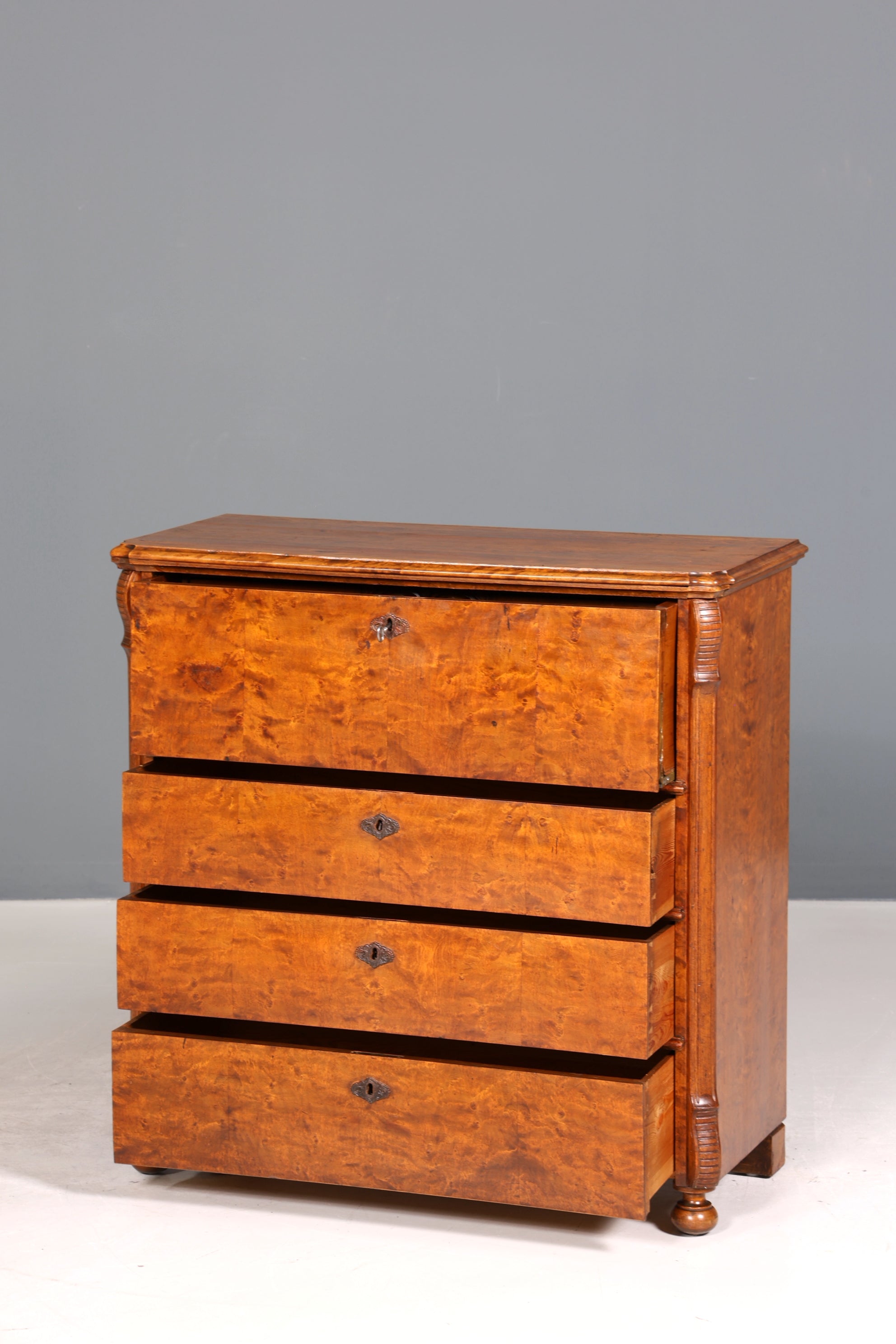 Wunderschöner Louis Philippe Sekretär um 1880 Gründerzeit Antik Schrank Schreibtisch