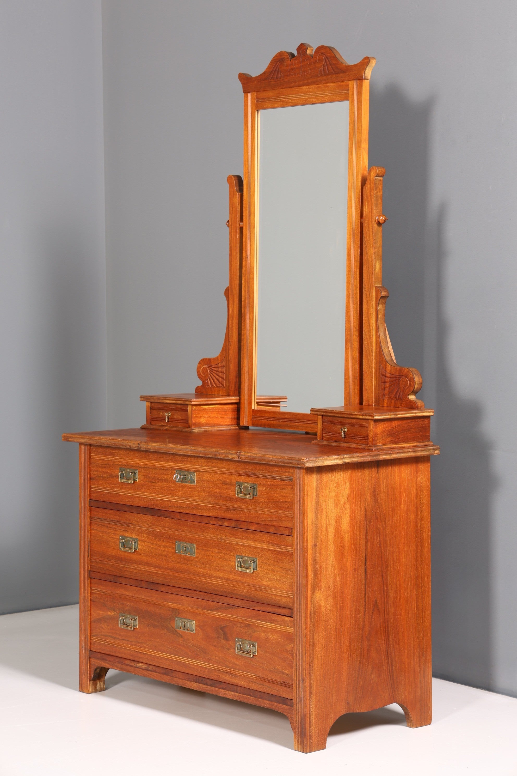 Wunderschöne Jugendstil Kommode Antik Sideboard mit Spiegel Flurkommode Frisierkommode