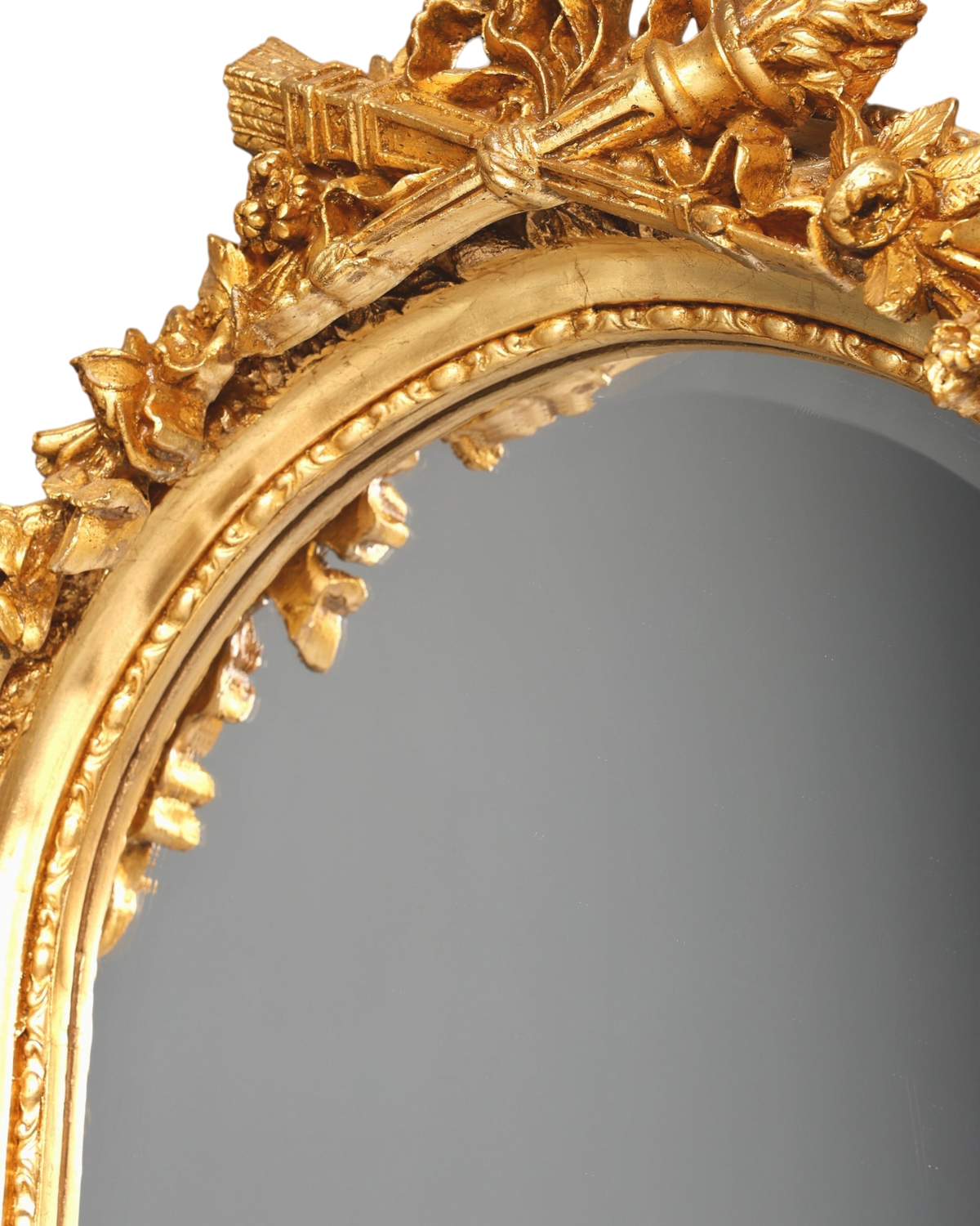 Wunderschöner Prunk Barock Stil Standspiegel Antik Stil Gold Ornament Flurspiegel