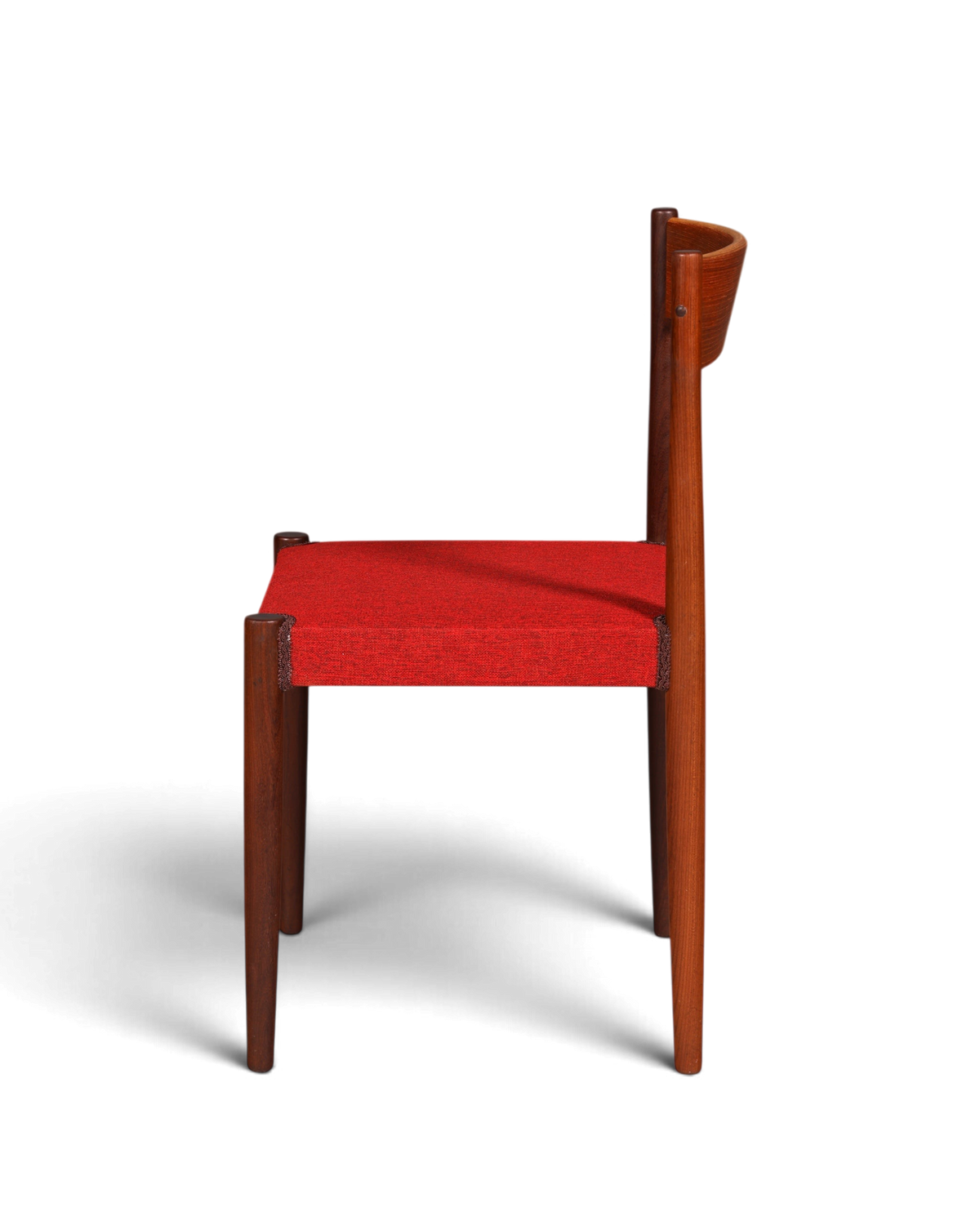 Schlichter Mid Century Stuhl Danish Design Retro Küchenstuhl Esszimmerstuhl Sekretär Stuhl
