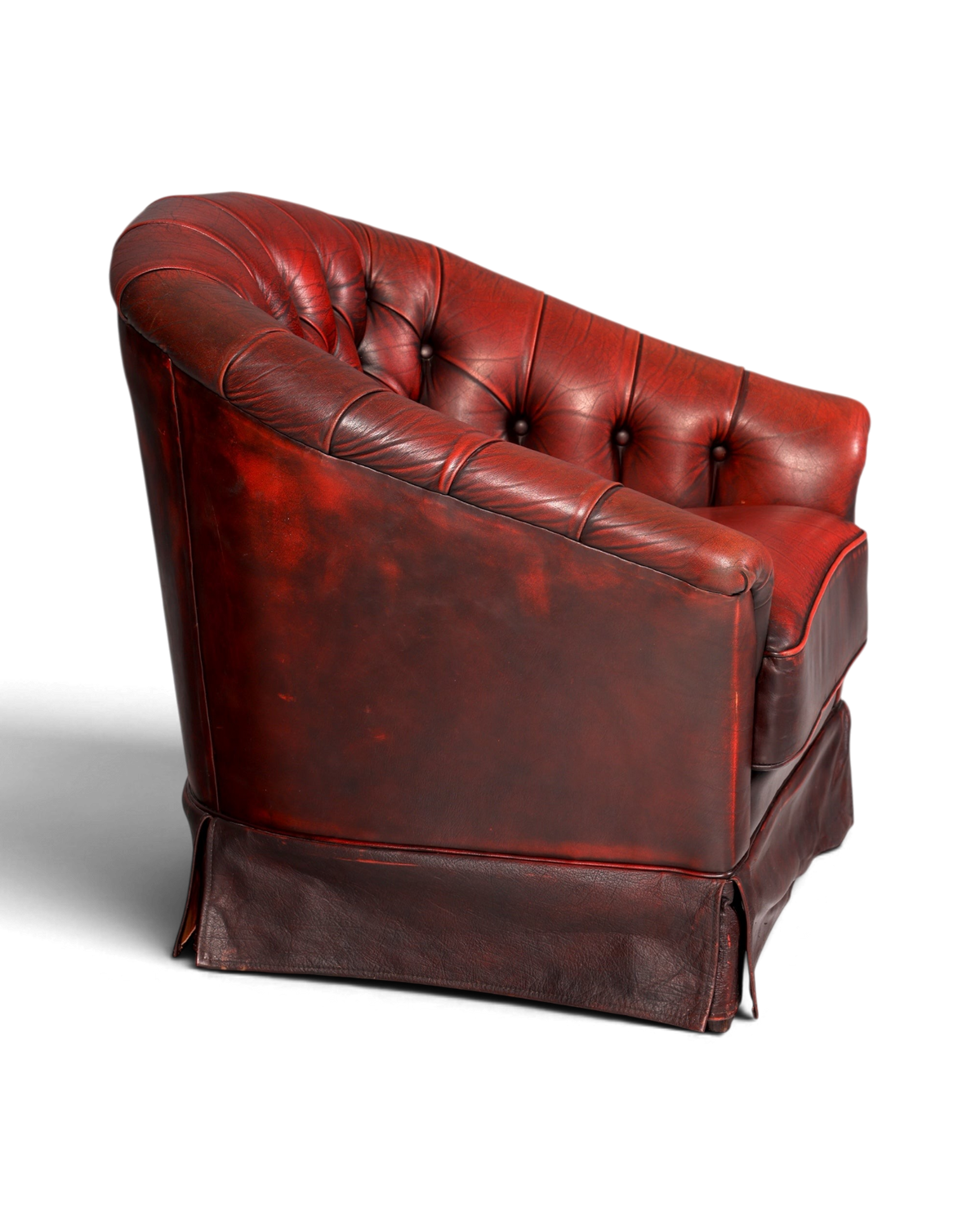 F844 Finish Stilvoller Original Chesterfield Sessel Englischer Armlehnsessel Englisch Herrensessel