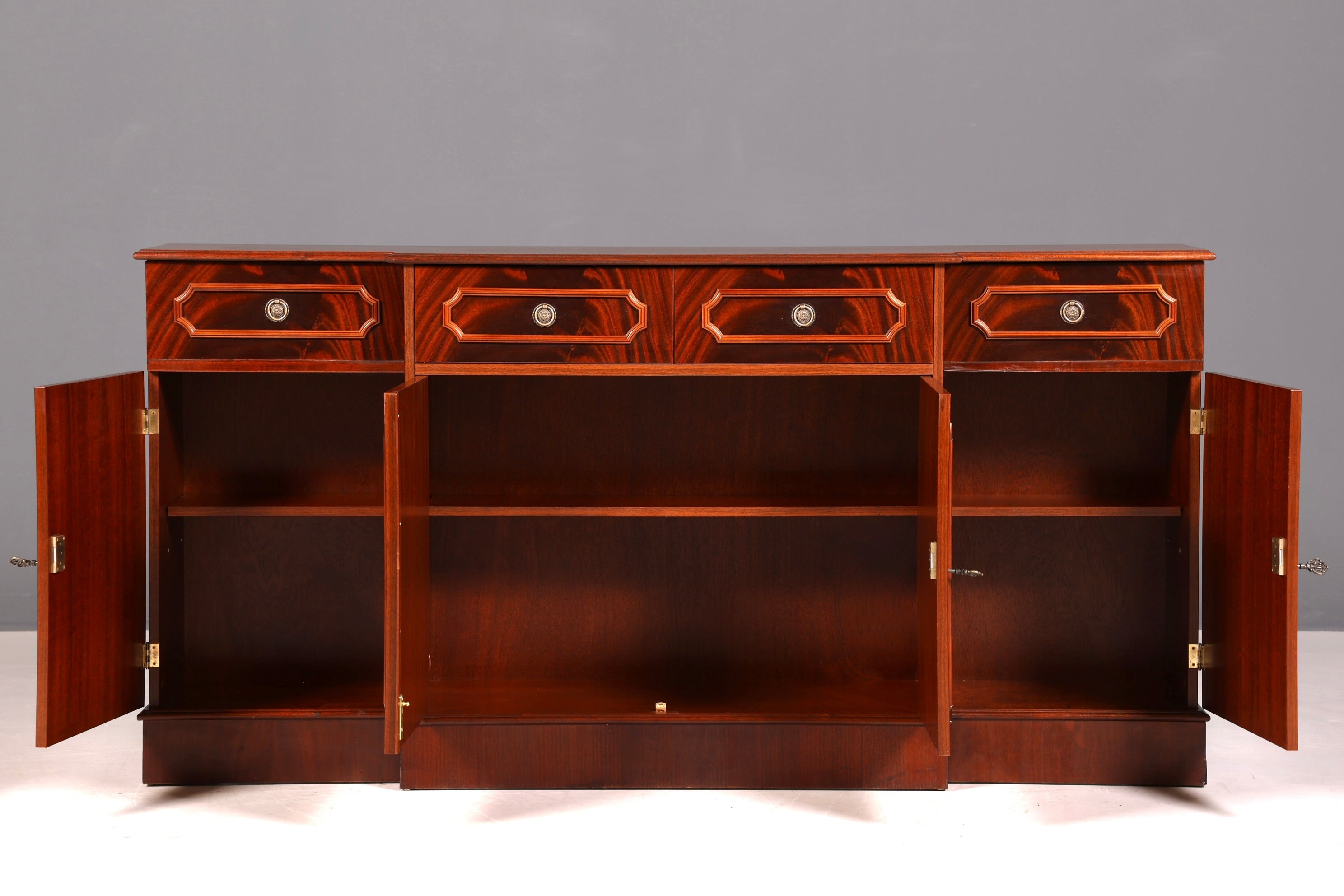 G326 Finish Wunderschönes Englisches Sideboard Mahagoni Schrank Antik 60s Buffetschrank Kommode (Kopie)