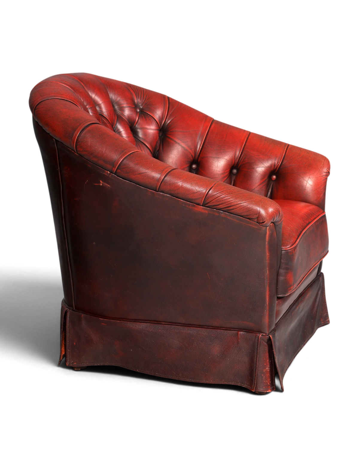 F845 Finish Stilvoller Original Chesterfield Sessel Englischer Armlehnsessel Englisch Herrensessel
