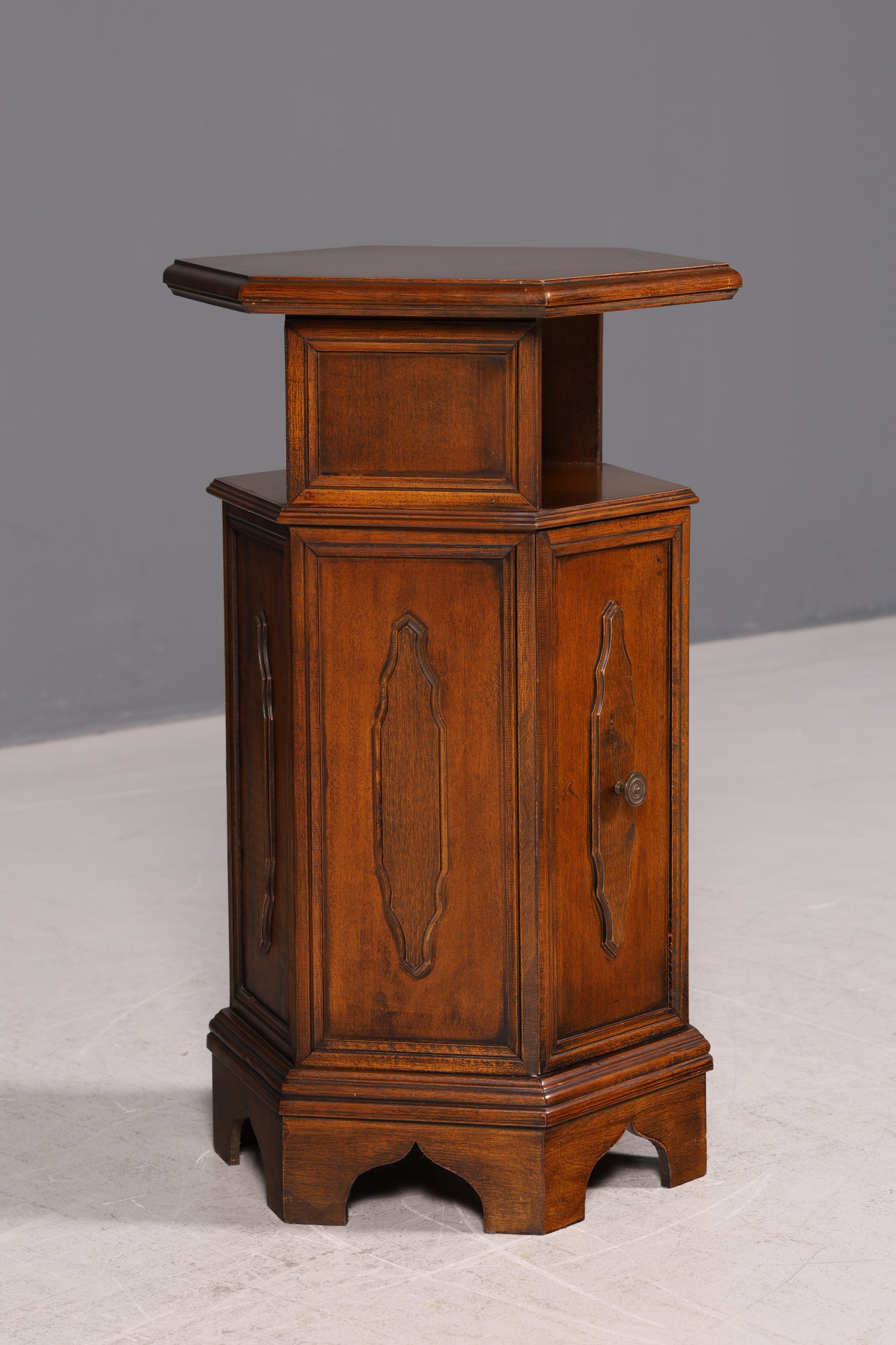 Wunderschöner Barock Stil Beistelltisch Echt Holz Tisch Ablagetisch Telefontisch Beistellschrank Antik Vintage