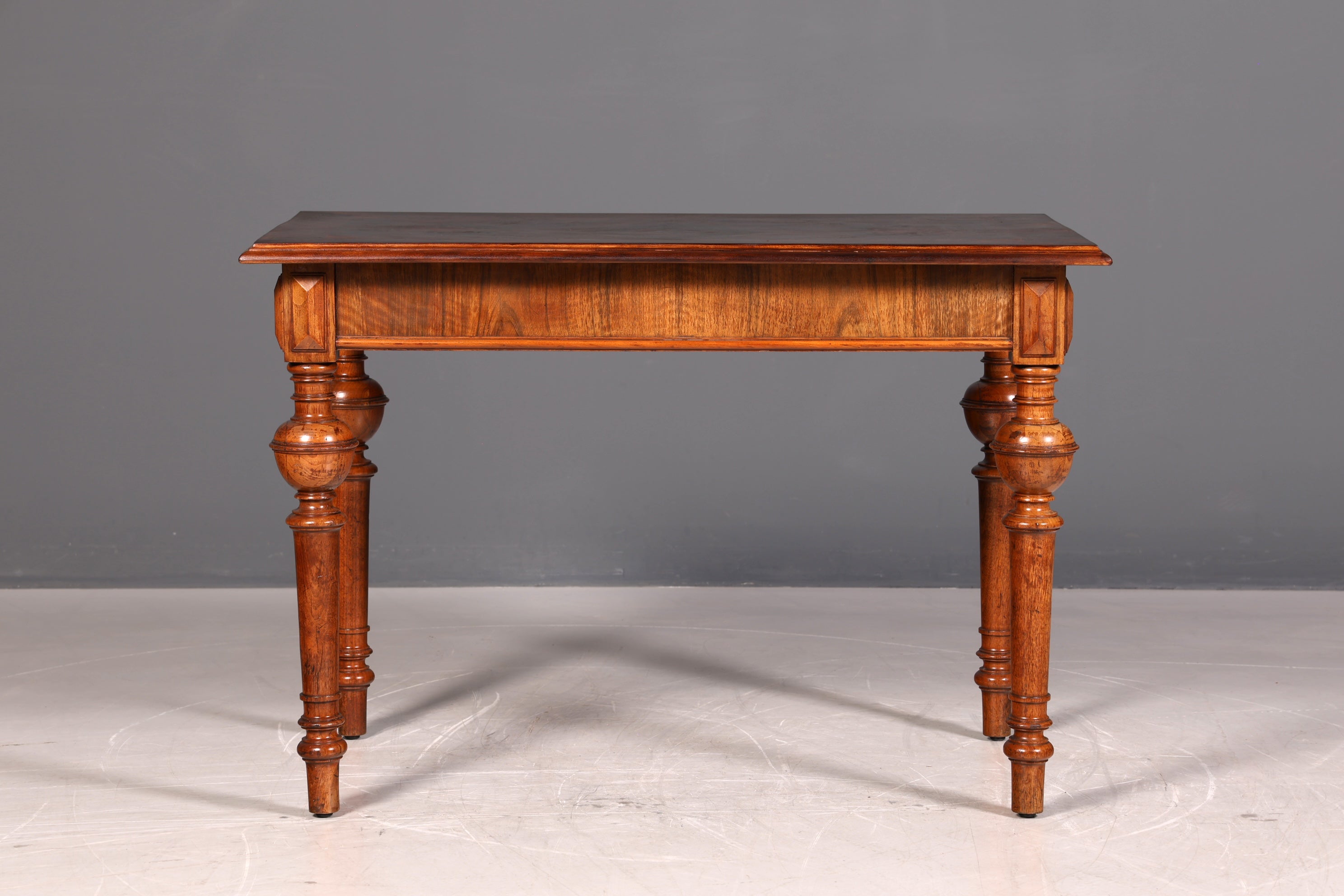 Antiker Gründerzeit Esstisch Esszimmertisch Massivholz Jugendstil Salon Tisch um 1890